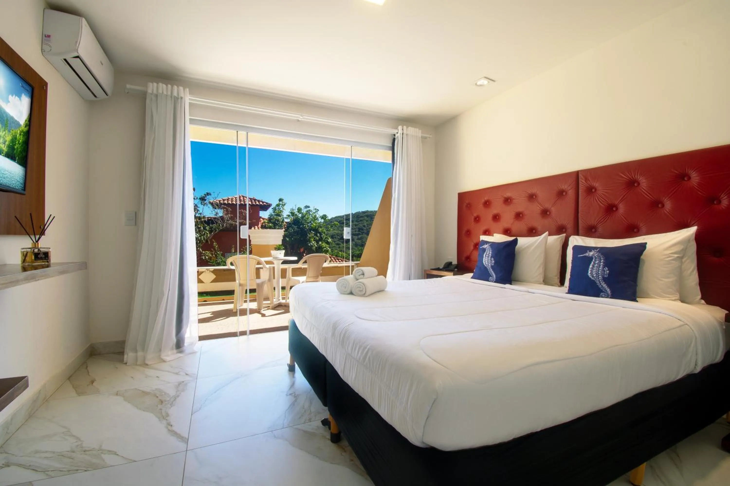 Bed in Pousada e Spa Villa Mercedes by Latitud Hoteles