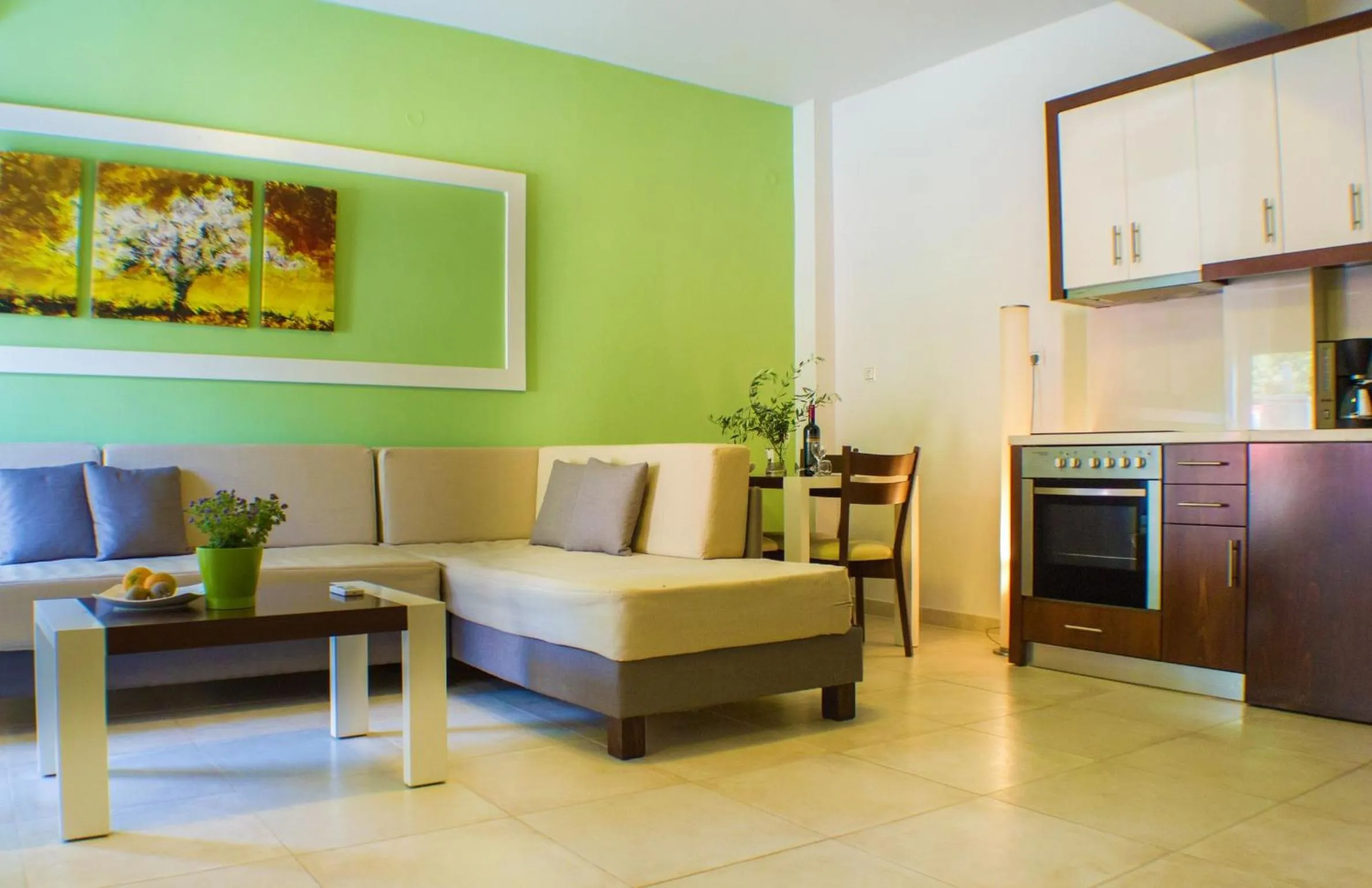 Kitchen or kitchenette in Esthisis Suites Chania