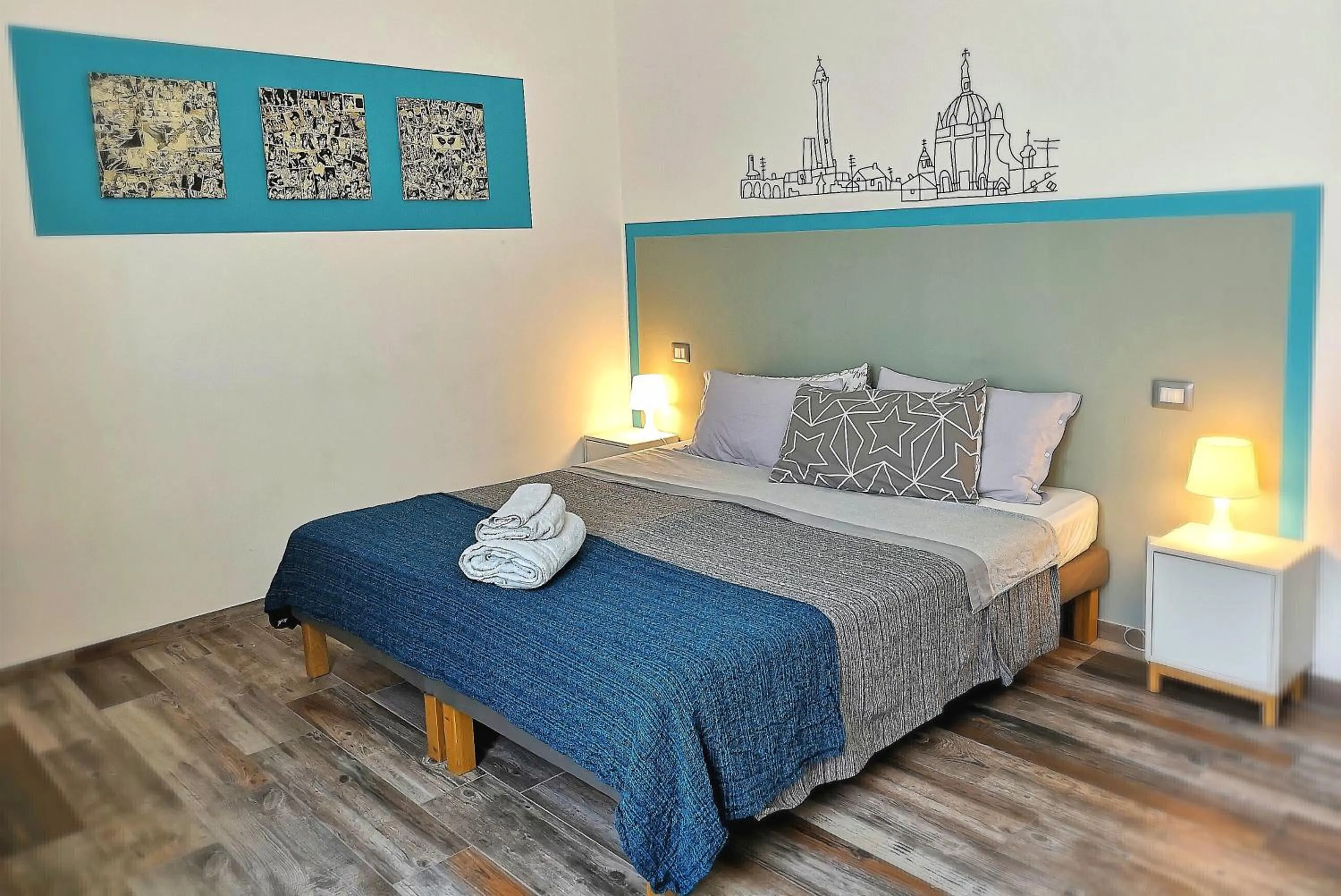 Photo of the whole room in Casa Montanari B&B