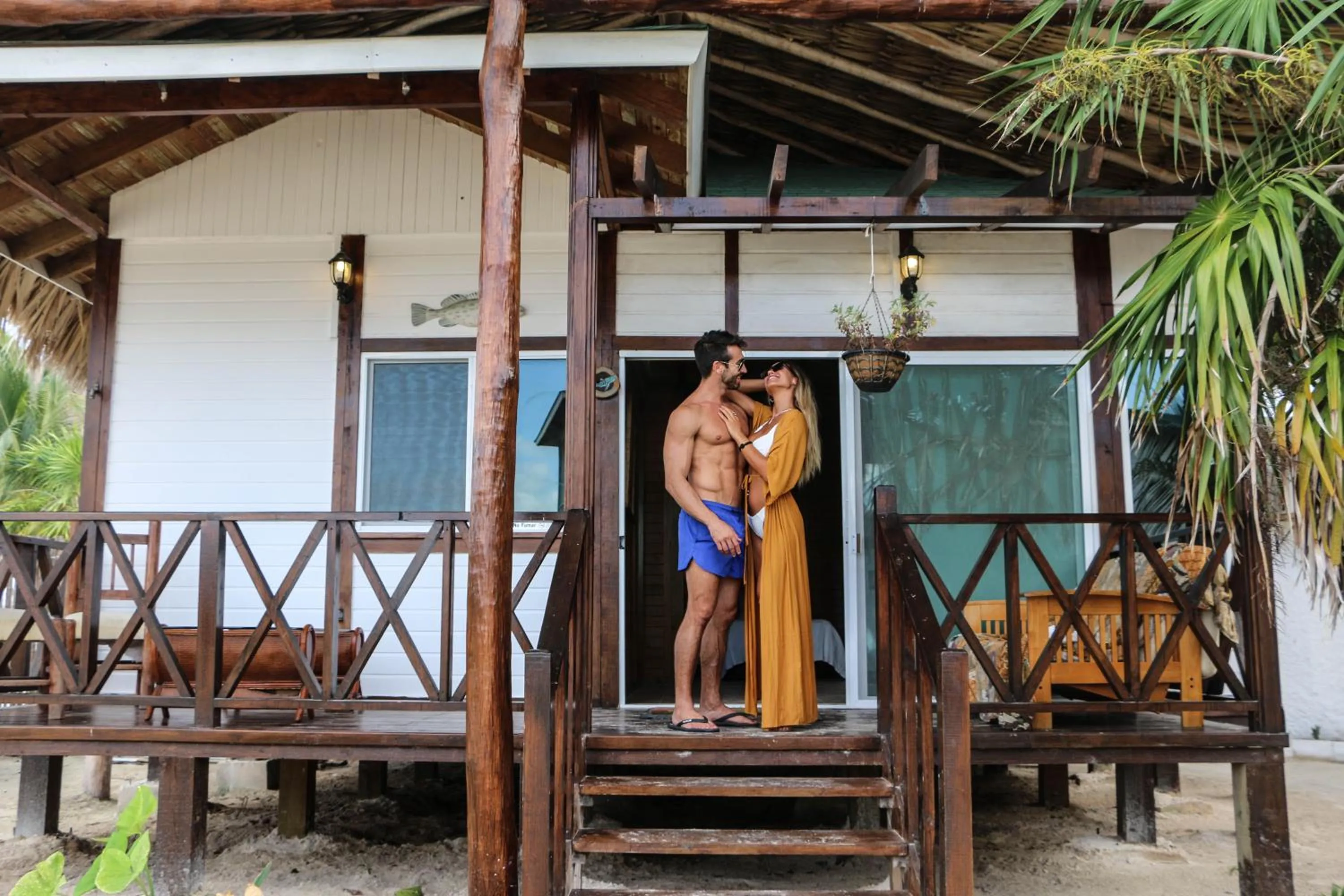 Guests in Tekio Beach Hotel