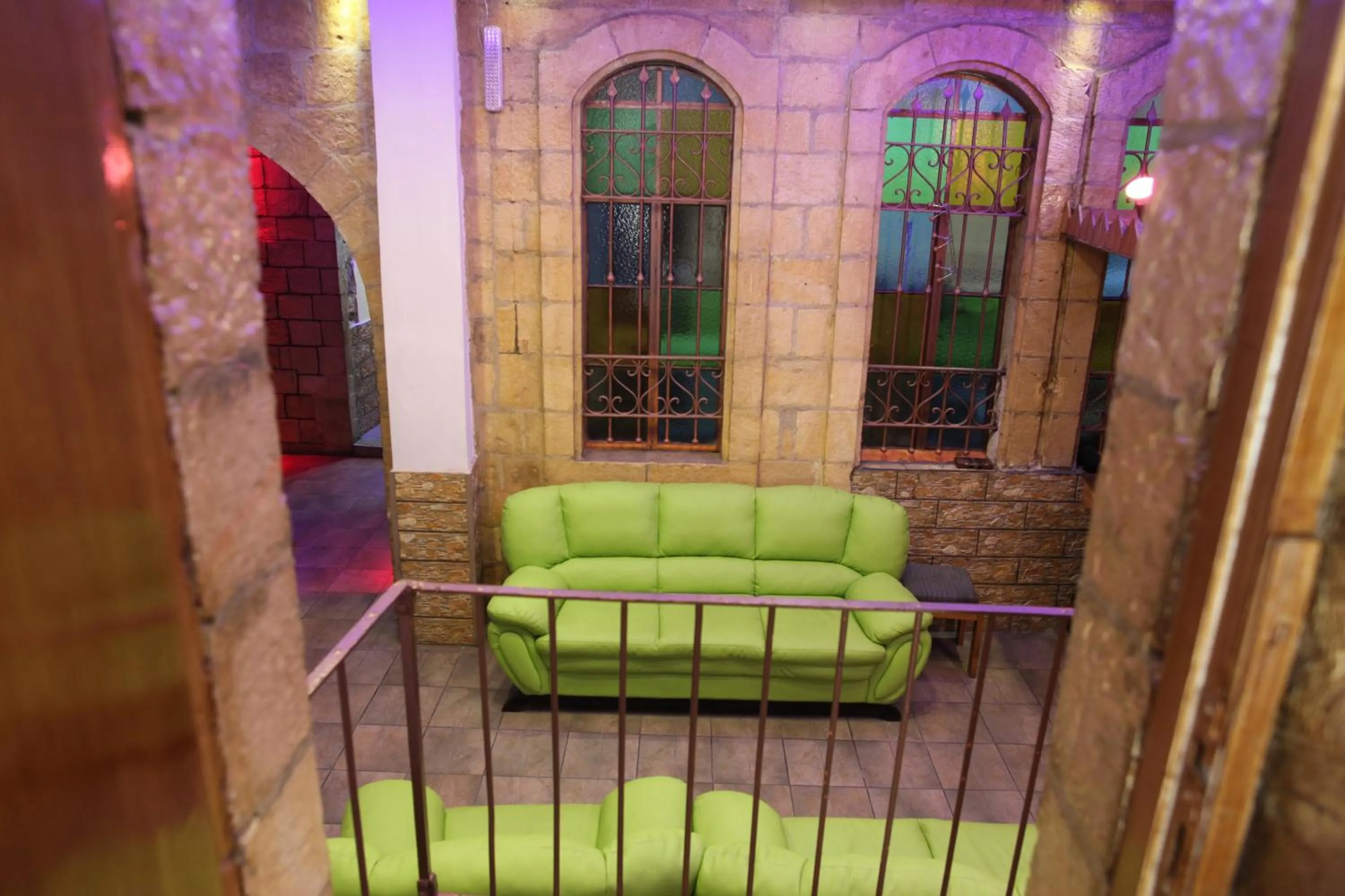 Lobby or reception in Palm Hostel