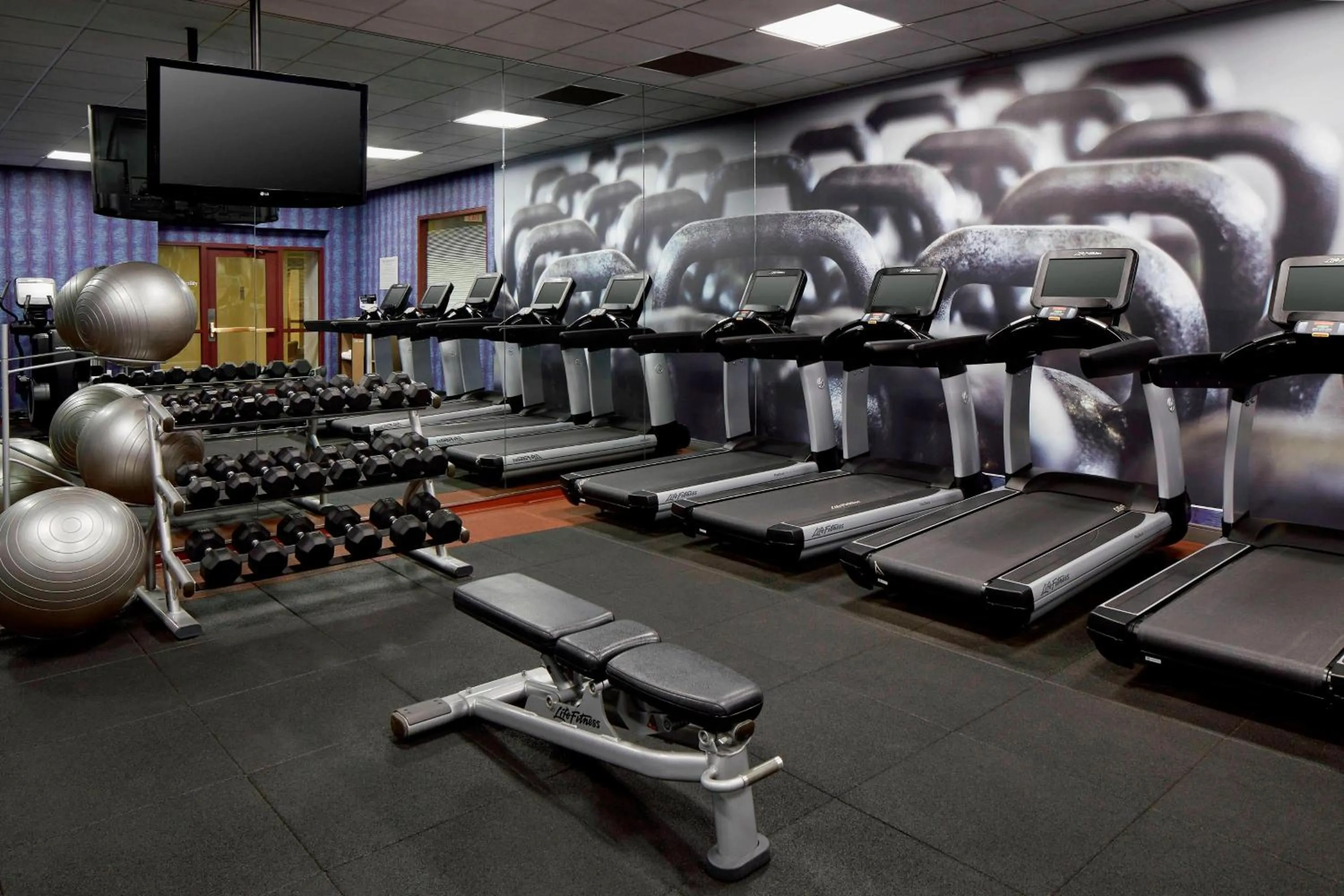 Fitness centre/facilities in Marriott Cincinnati Airport