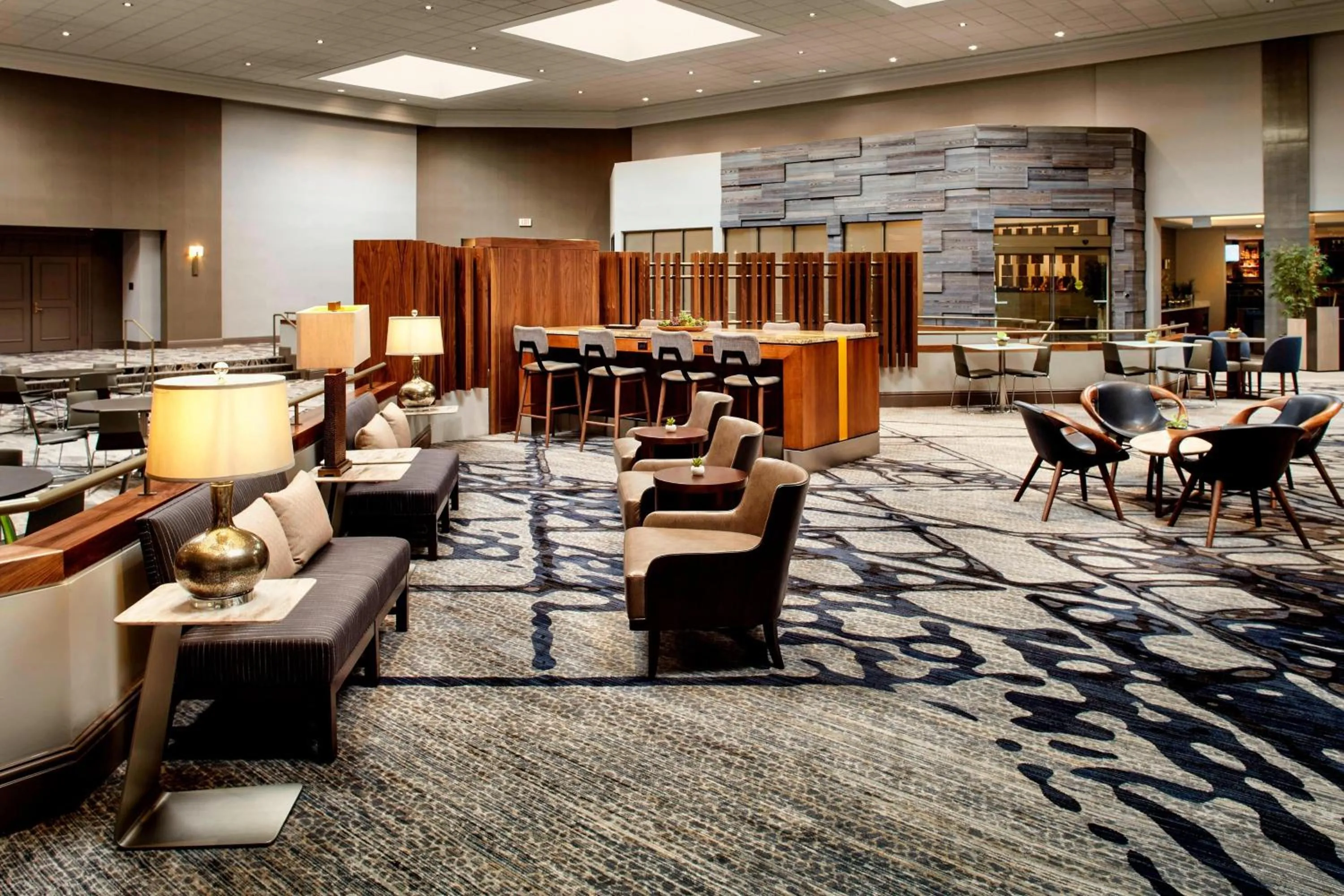 Lobby or reception in Marriott Cincinnati Airport