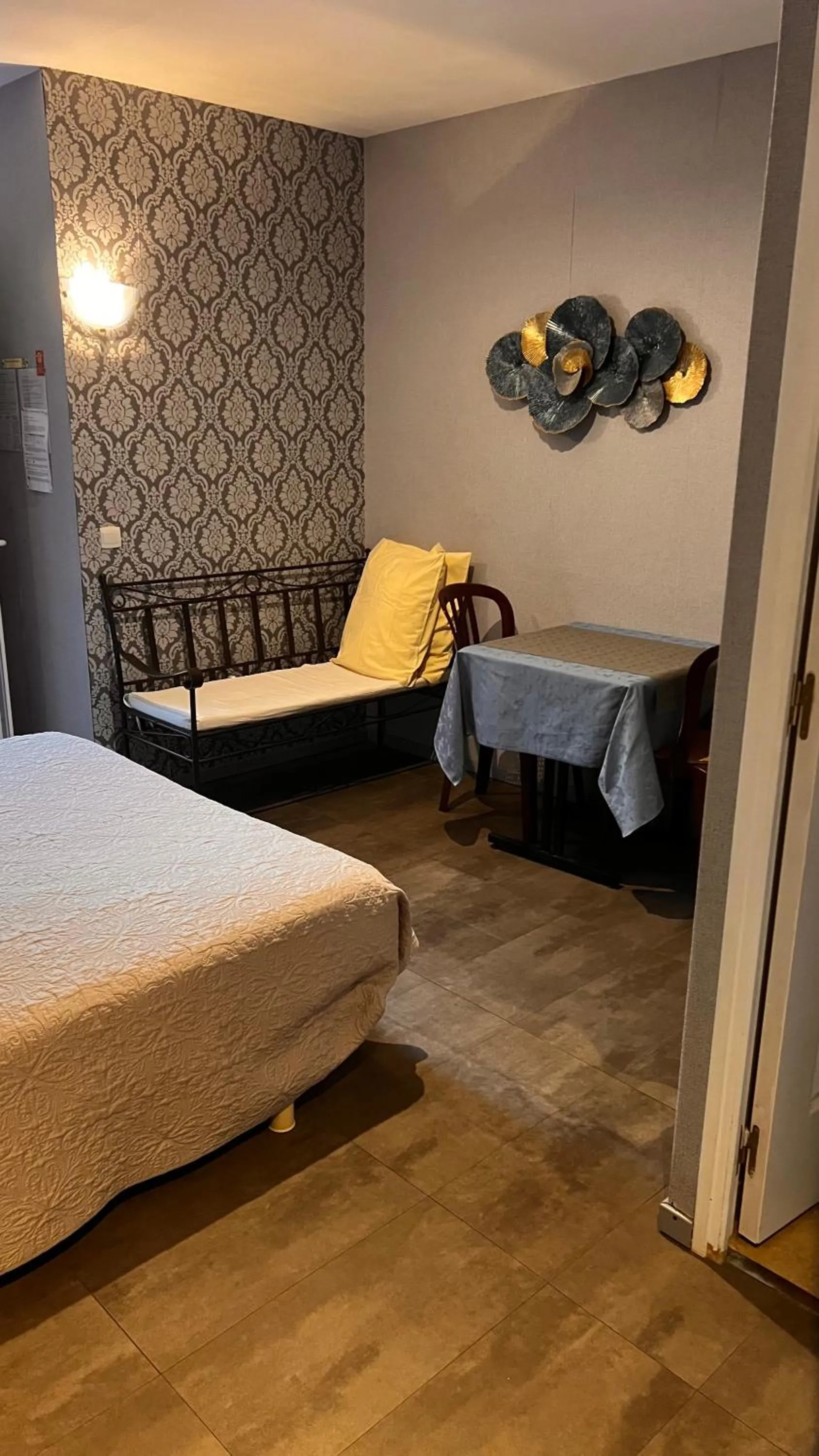 Bed in La Chaumiere d Agde