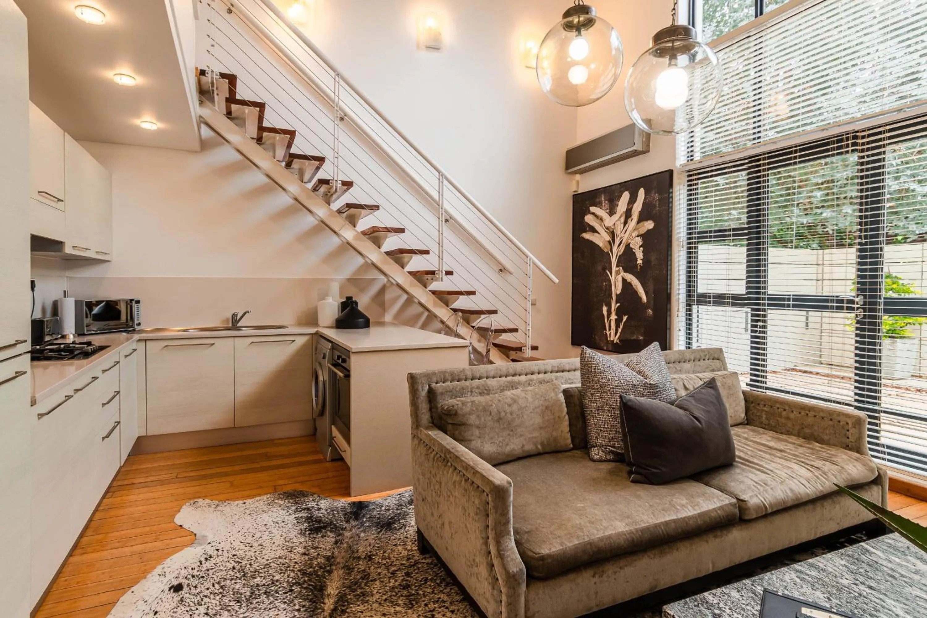 Kitchen or kitchenette in The Ivy Apartments Franschhoek