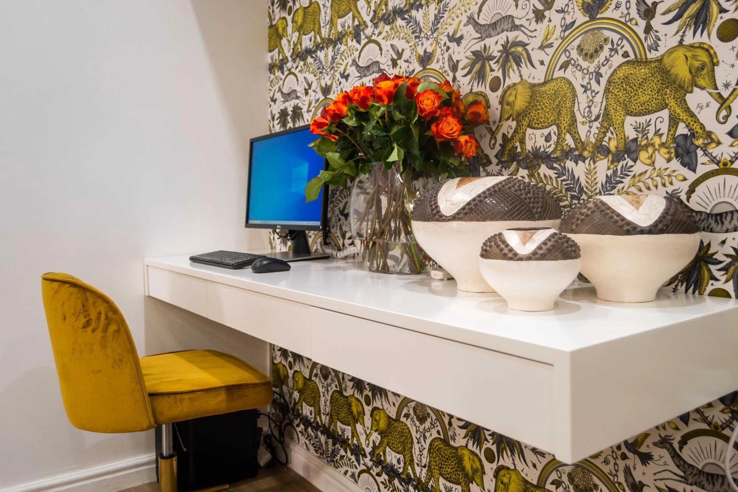 Communal lounge/ TV room in The Ivy Apartments Franschhoek