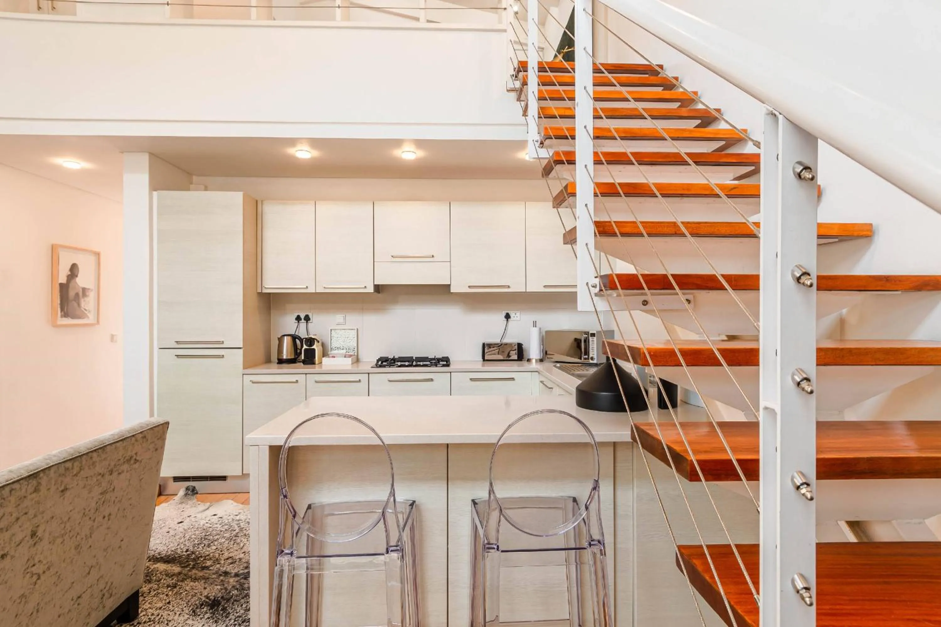 Kitchen or kitchenette in The Ivy Apartments Franschhoek