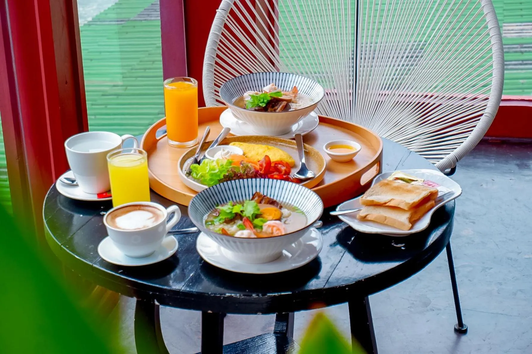 Food in Amdaeng Bangkok Riverside Hotel