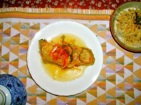 Dinner in Pension Rapport in Tambara Plateau