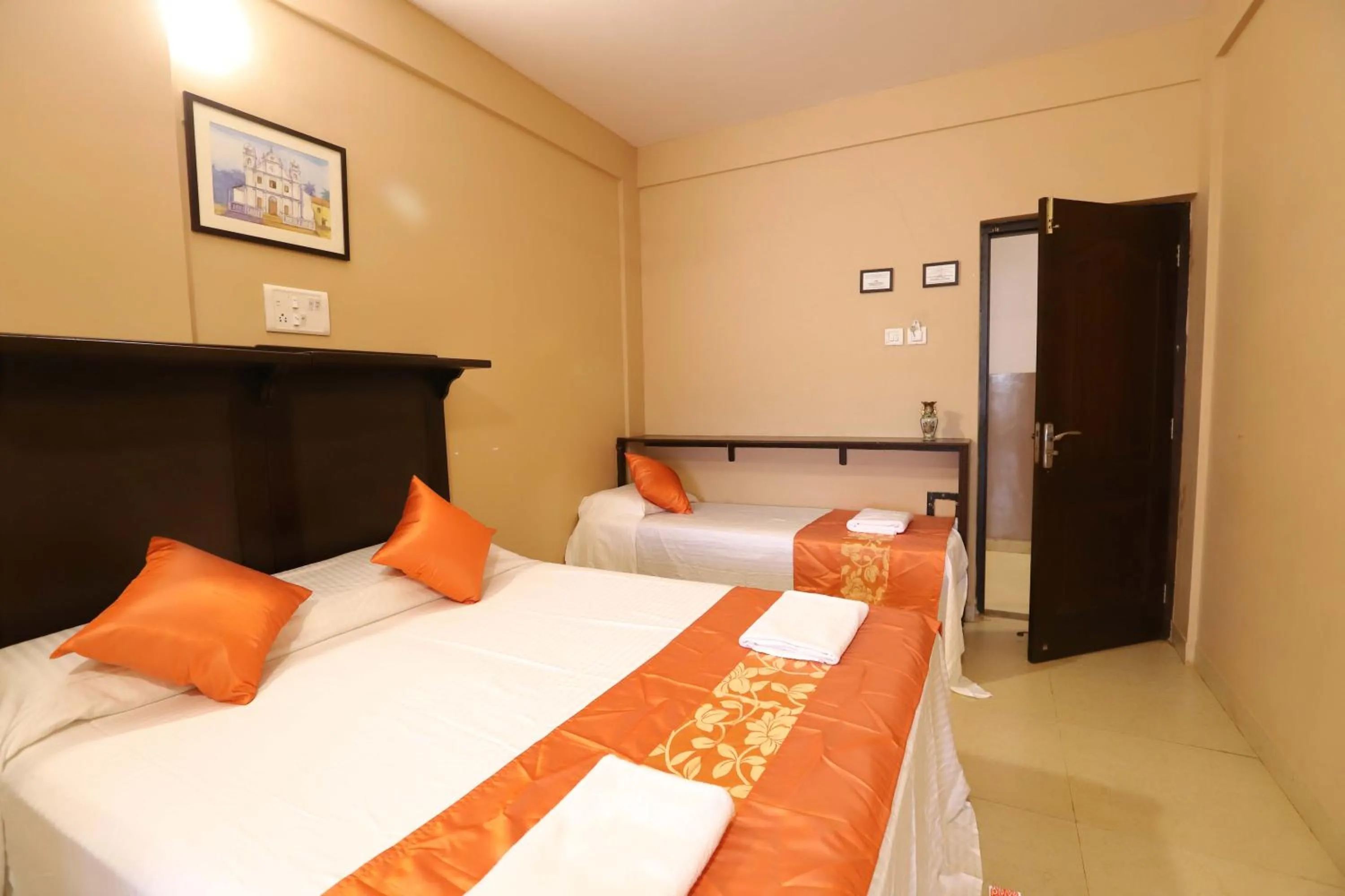 Bed in Dimar Beach Hotel