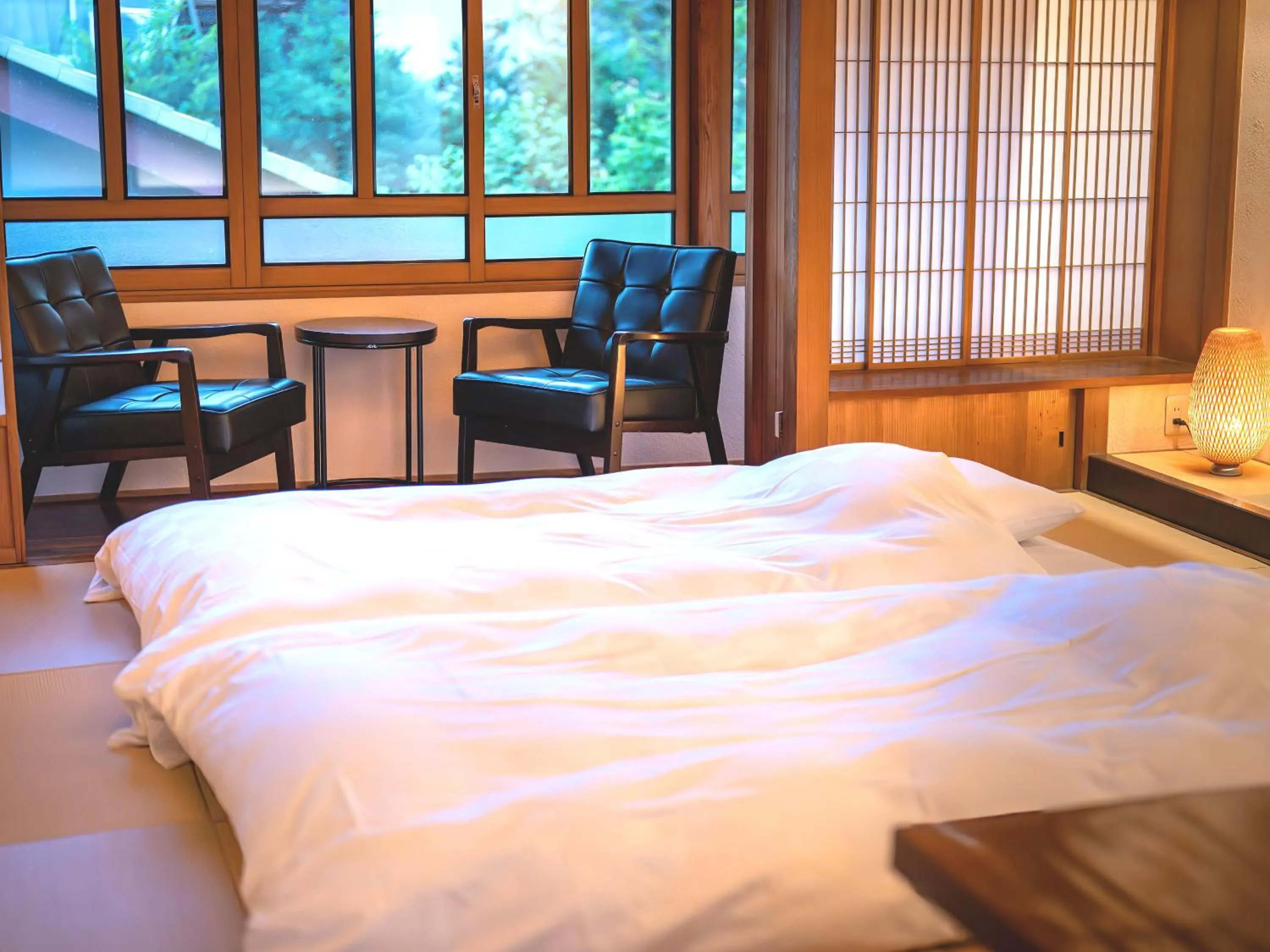 Photo of the whole room, Bed in Machiya Hotel oyado baison