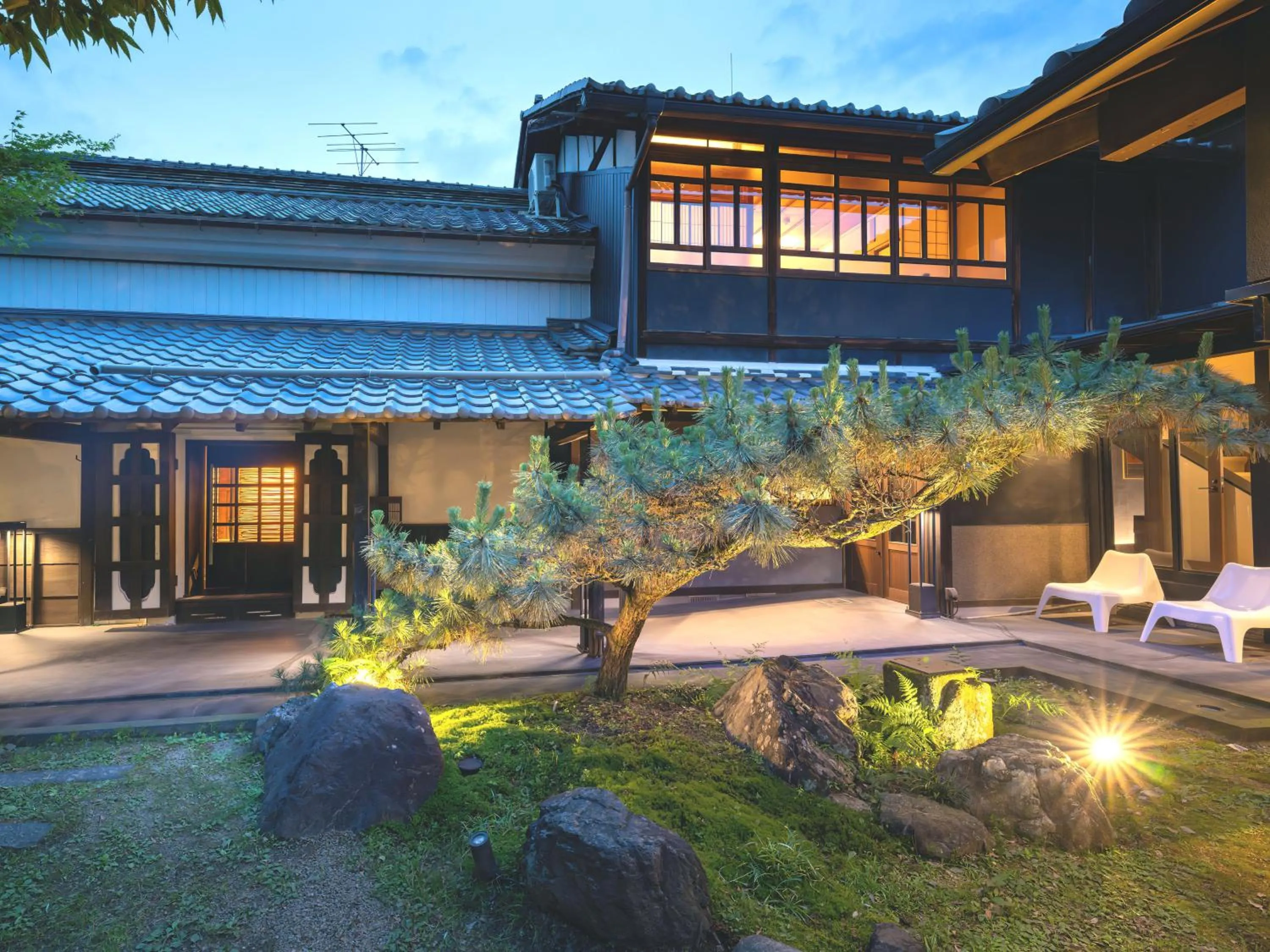Garden view in Machiya Hotel oyado baison