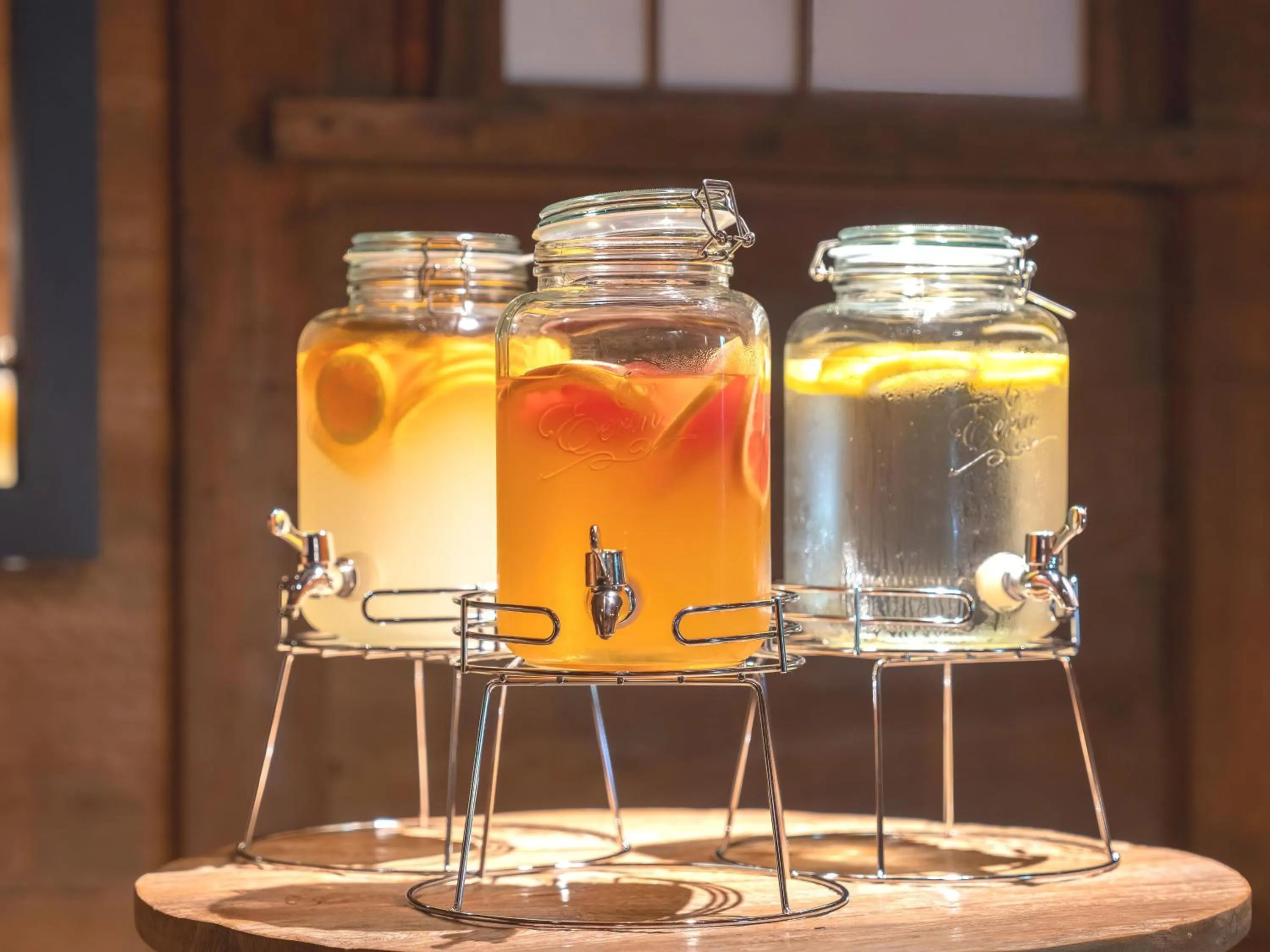 Drinks in Machiya Hotel oyado baison