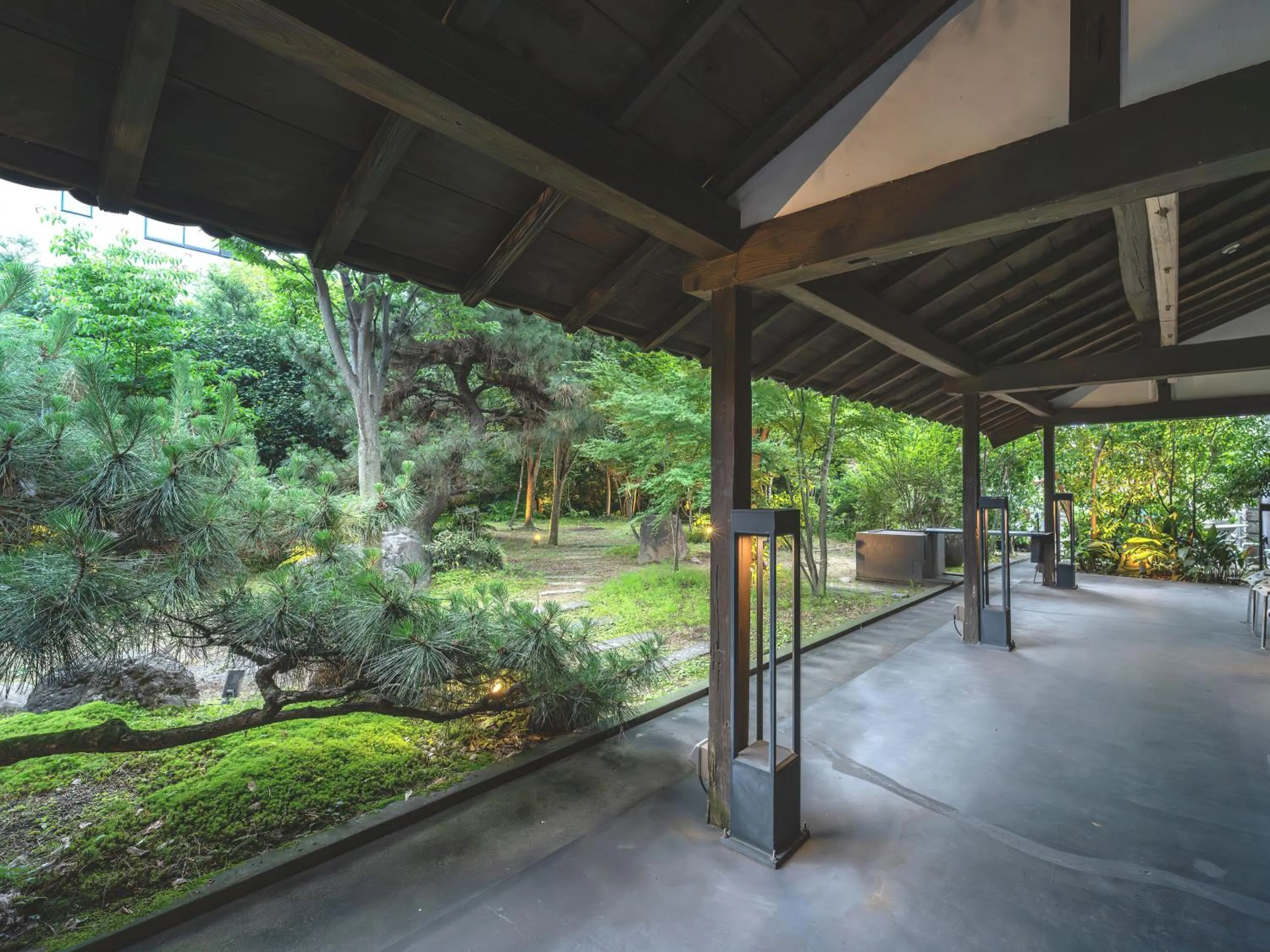 Garden view in Machiya Hotel oyado baison