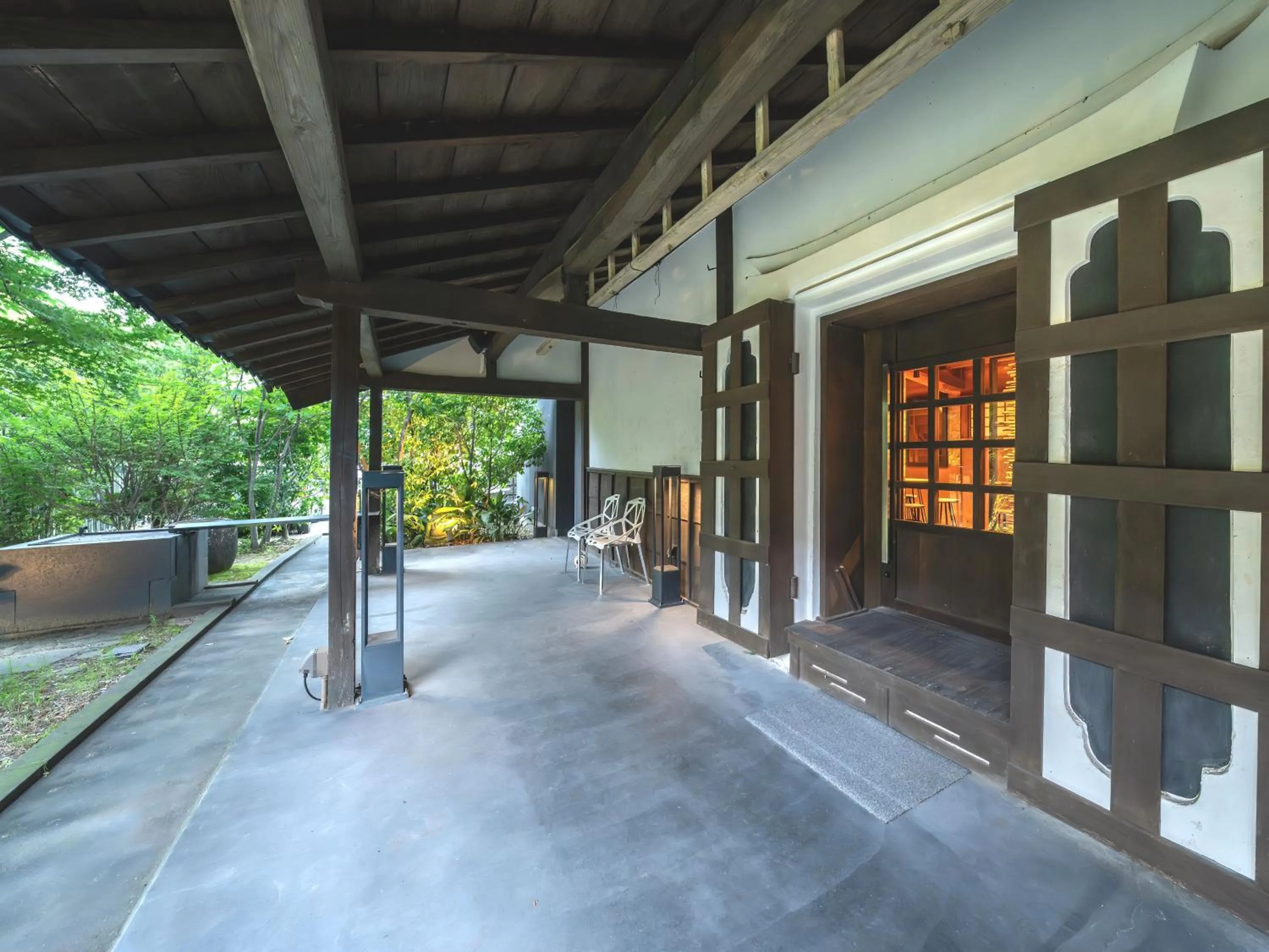 Garden view in Machiya Hotel oyado baison