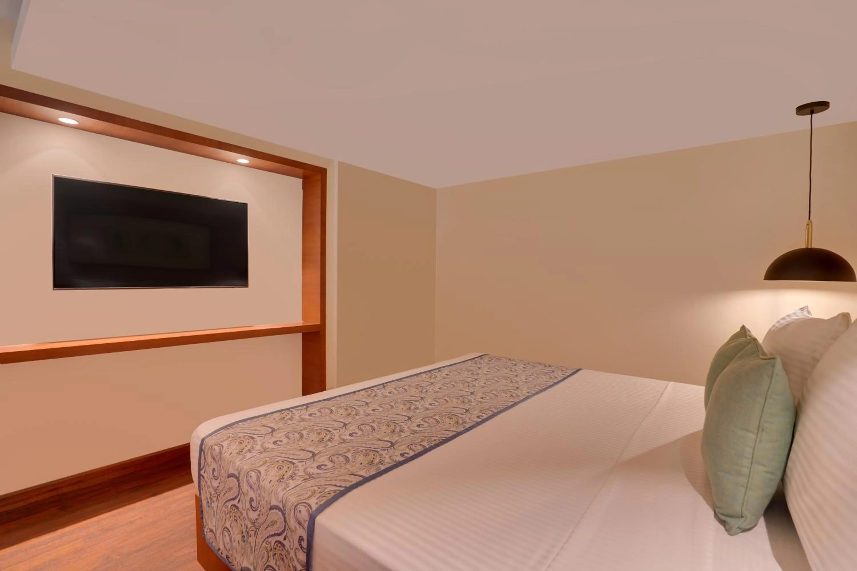 Bedroom, Bed in Lemon Tree Resort, Mussoorie