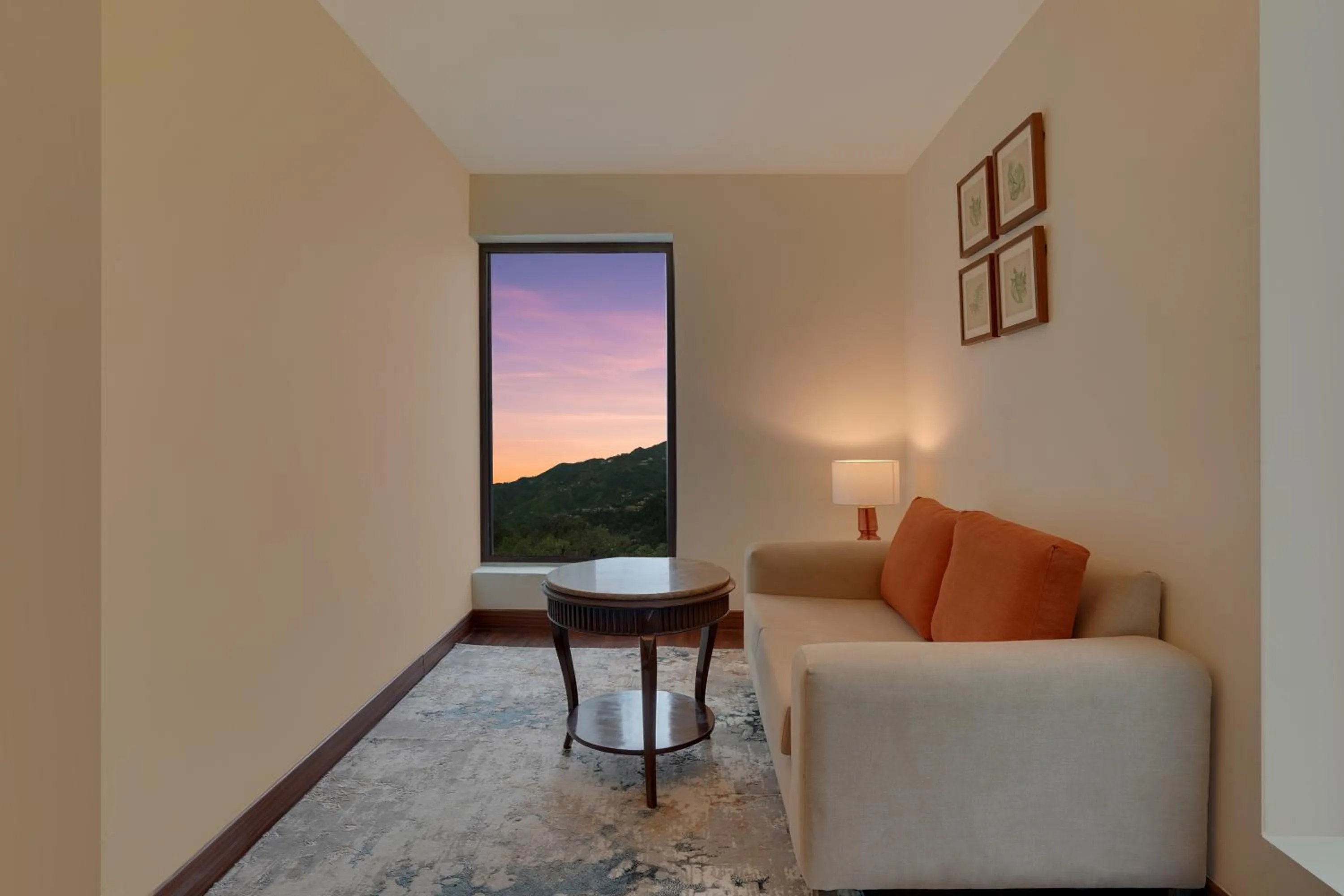 Living room in Lemon Tree Resort, Mussoorie