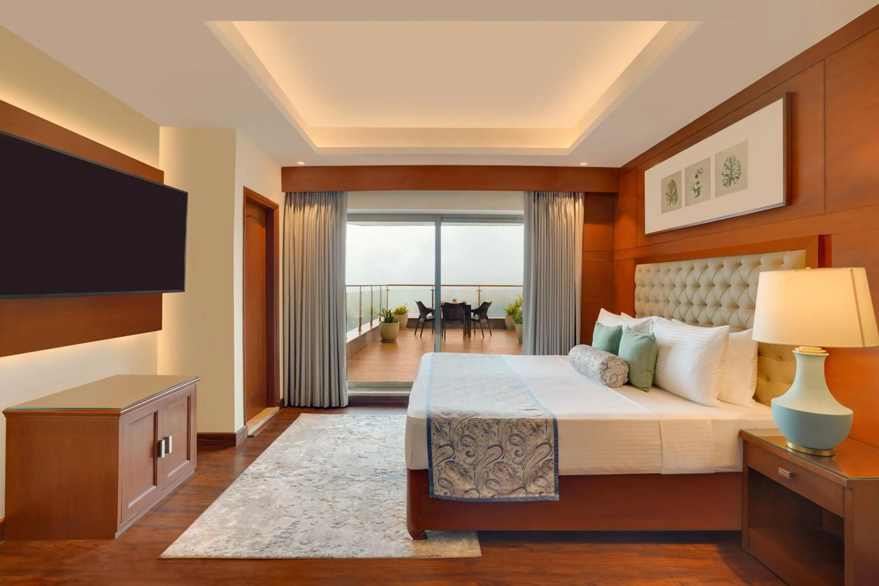 Bedroom, Bed in Lemon Tree Resort, Mussoorie