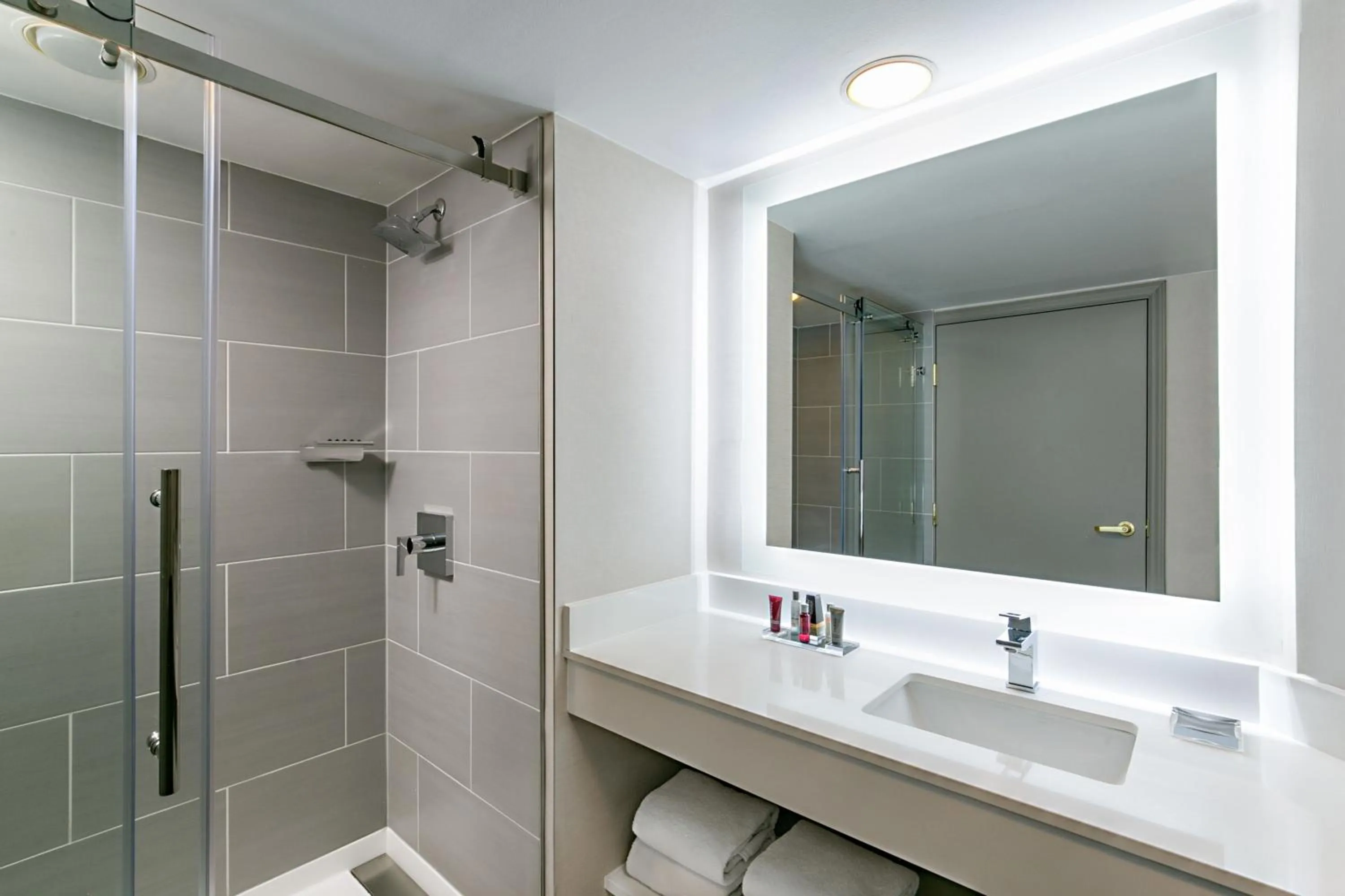 Bathroom in Marriott Dallas Las Colinas