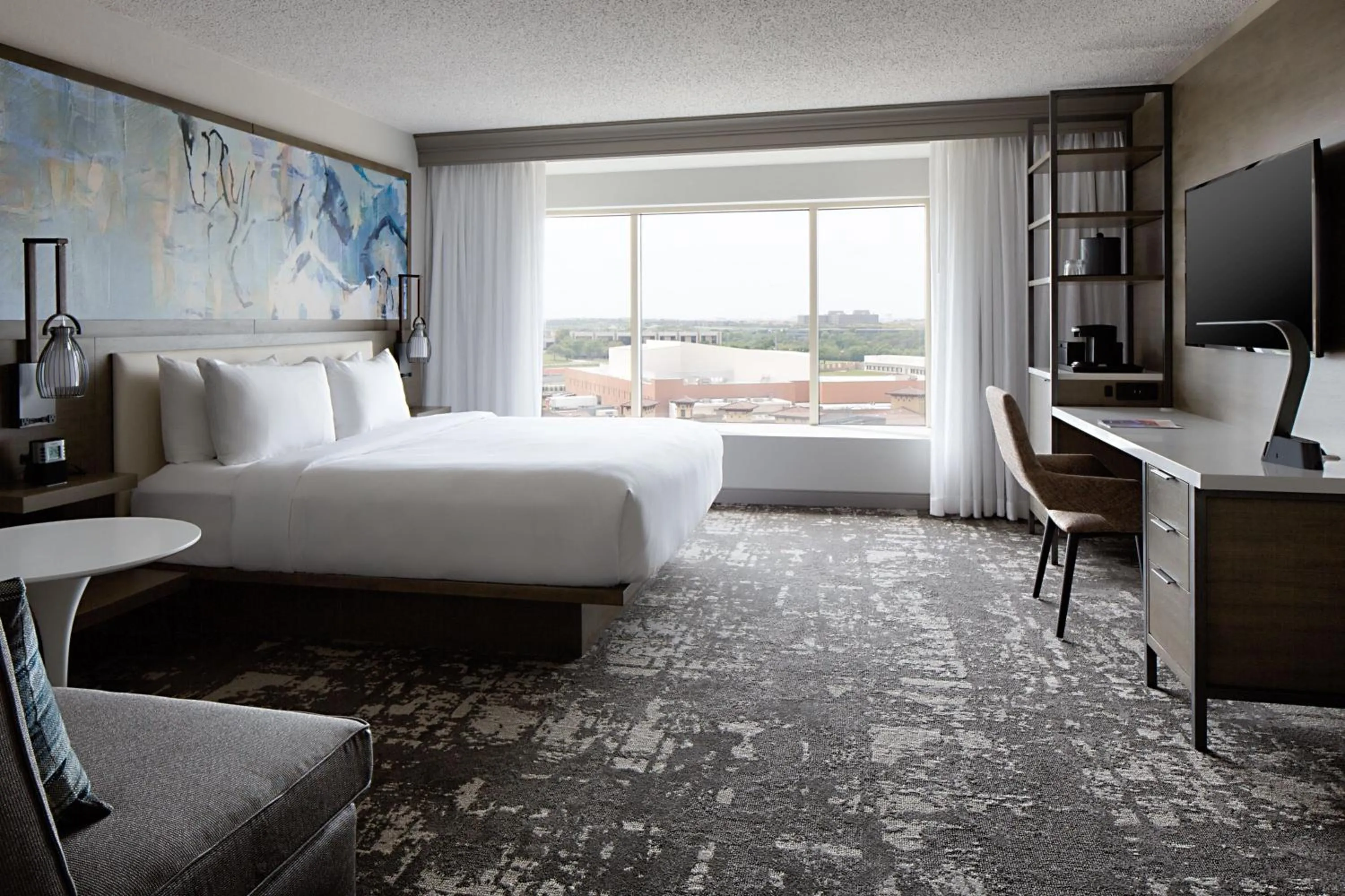 Bedroom, Bed in Marriott Dallas Las Colinas