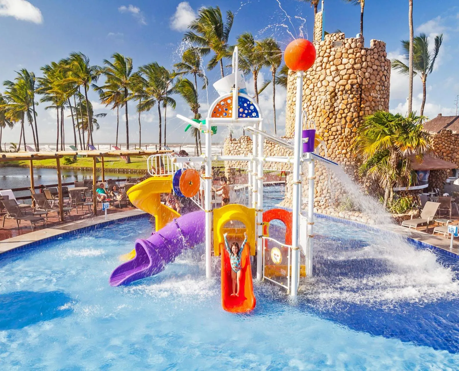 Aqua park in Cana Brava All Inclusive Resort