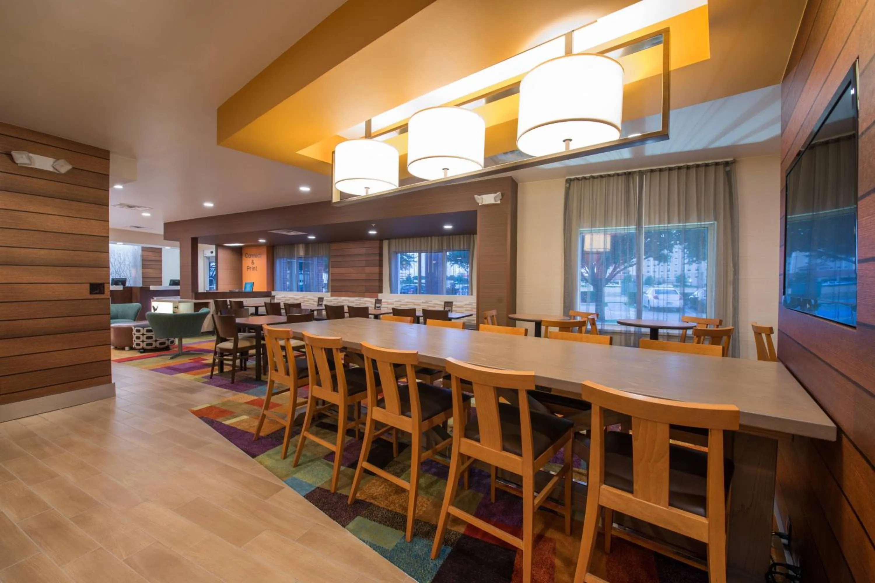 Restaurant/places to eat in Fairfield Inn & Suites Dallas Lewisville