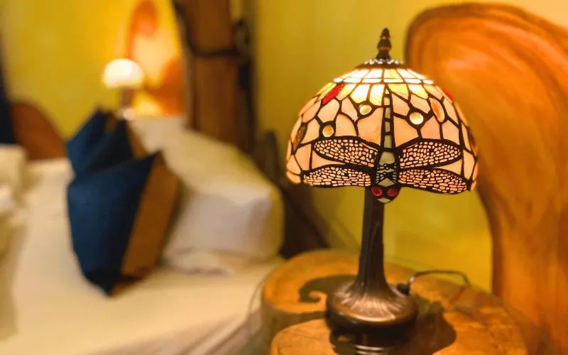 Bed in Backstage Hotel