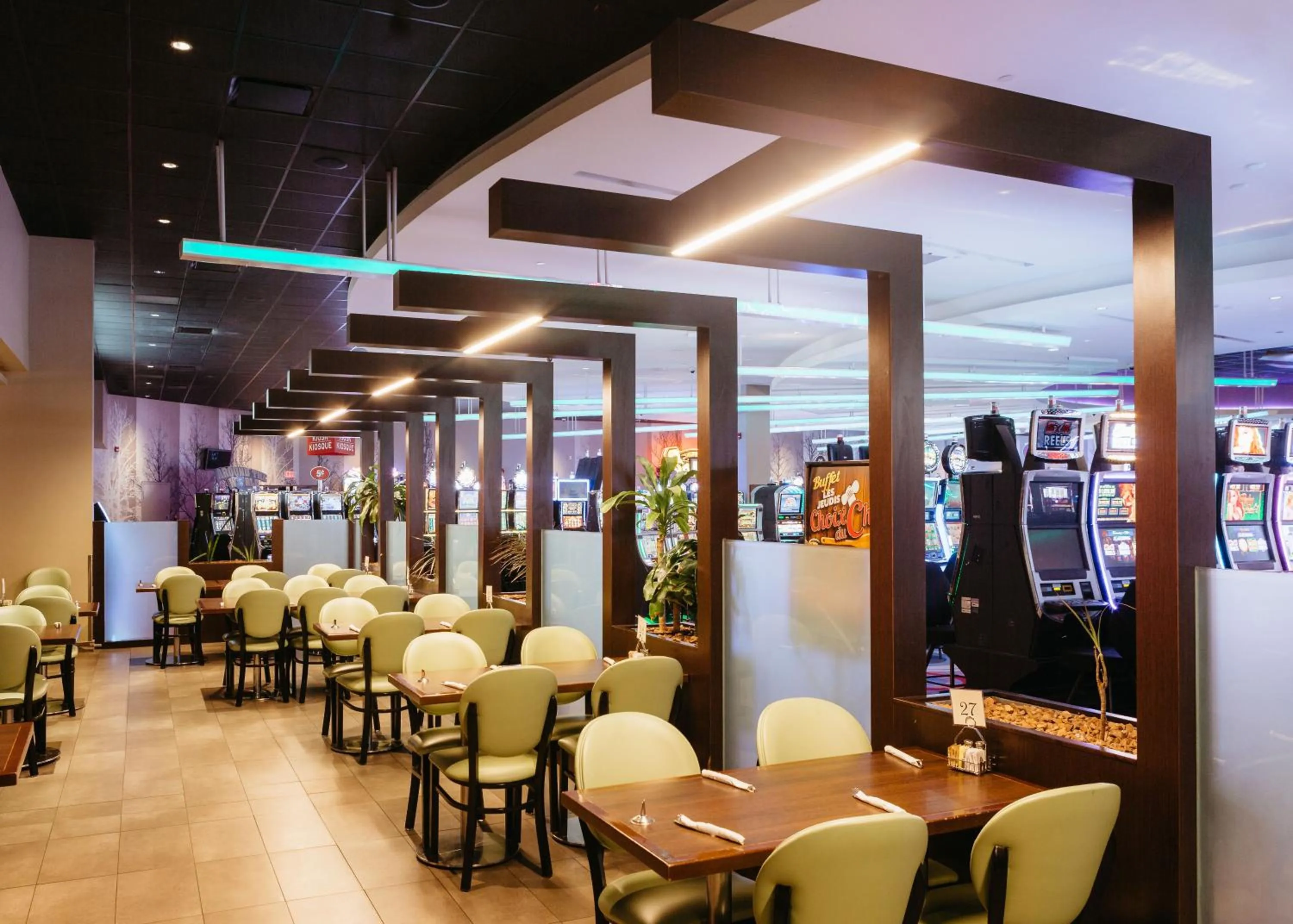 Buffet breakfast in Hotel Casino New Nouveau Brunswick