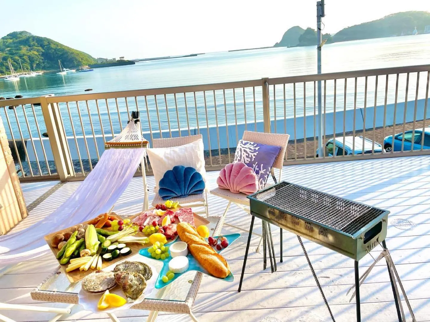 BBQ facilities in Marine House KAKISAKI