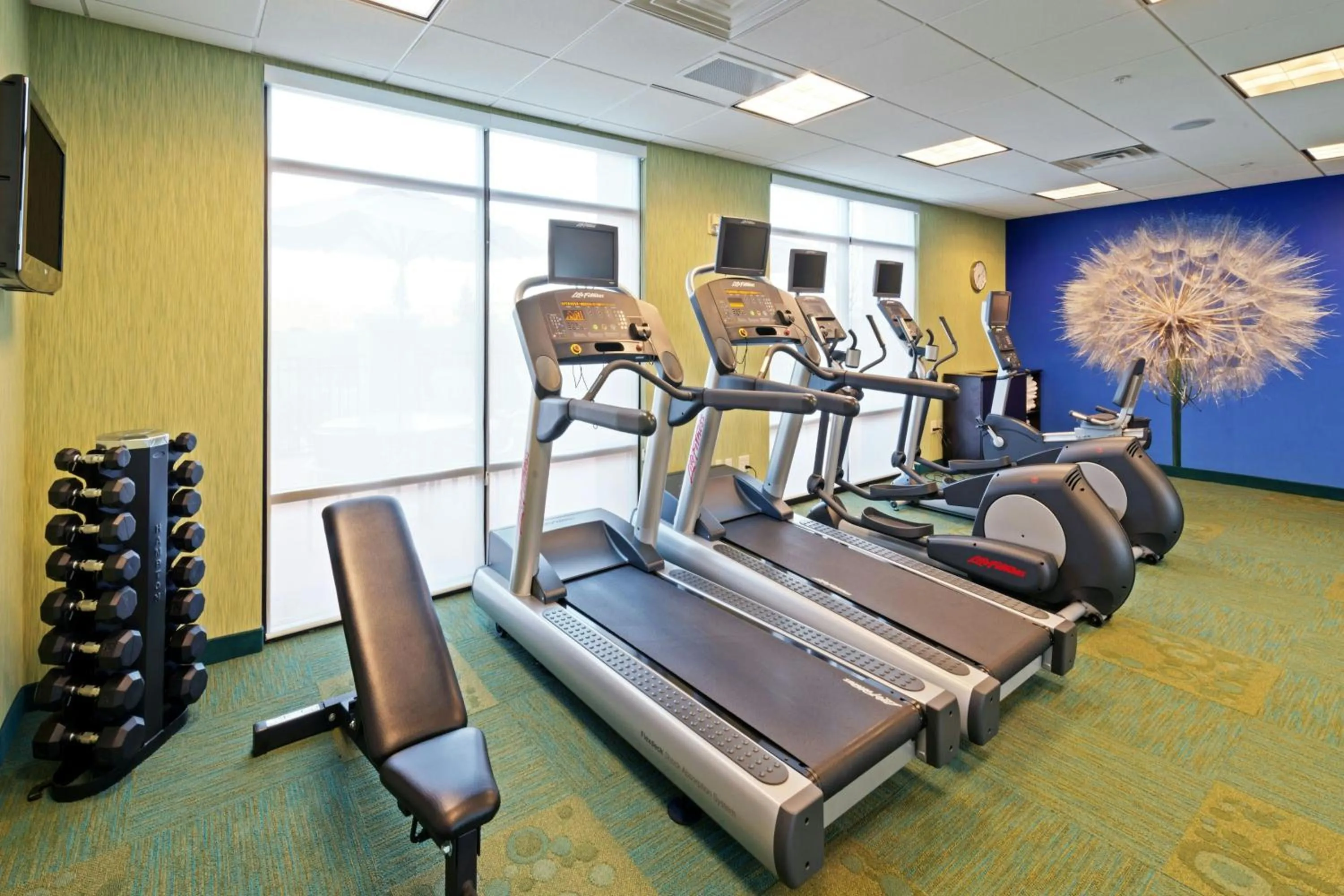 Fitness centre/facilities in SpringHill Suites Boulder Longmont