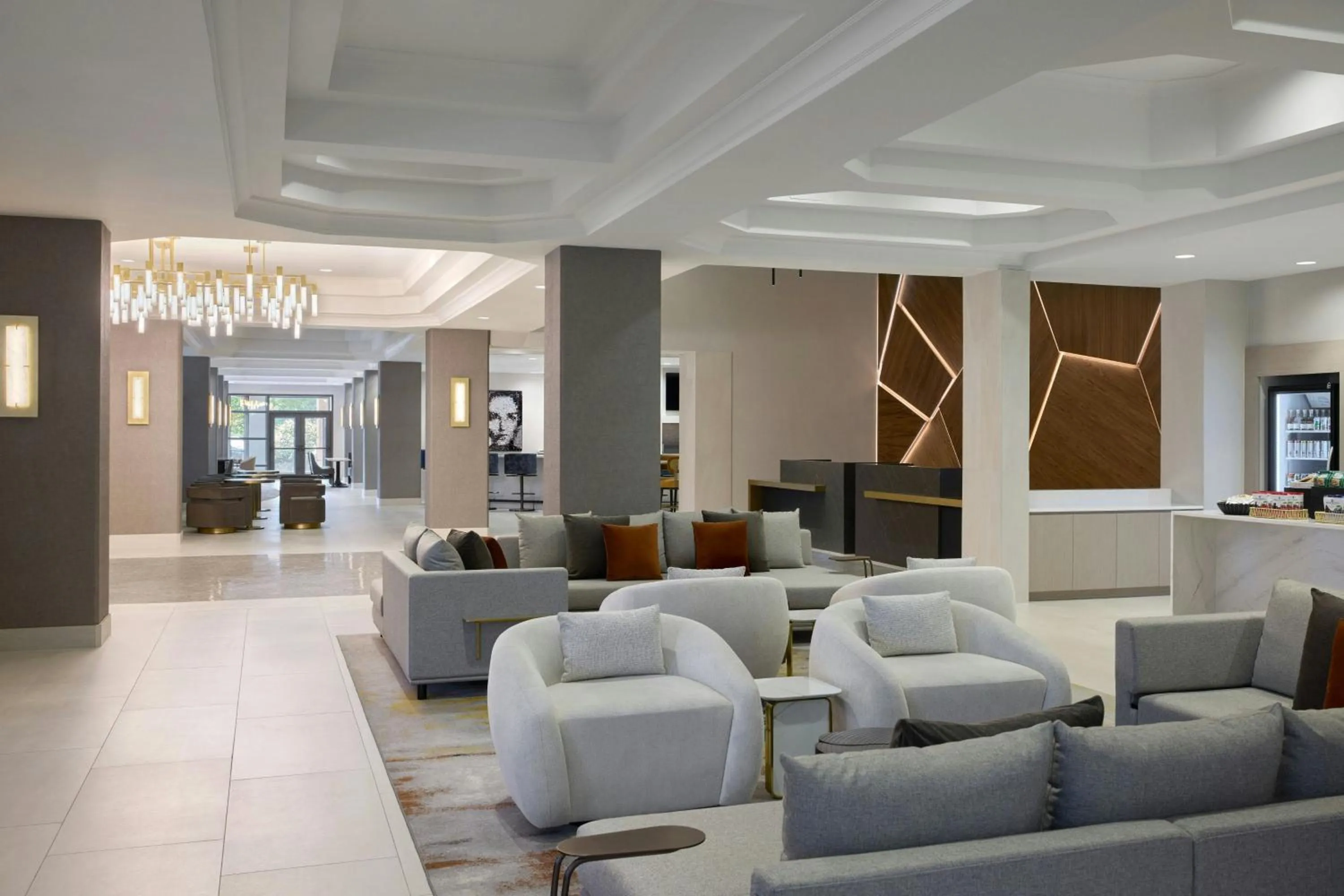 Lobby or reception in Denver Airport Marriott at Gateway Park