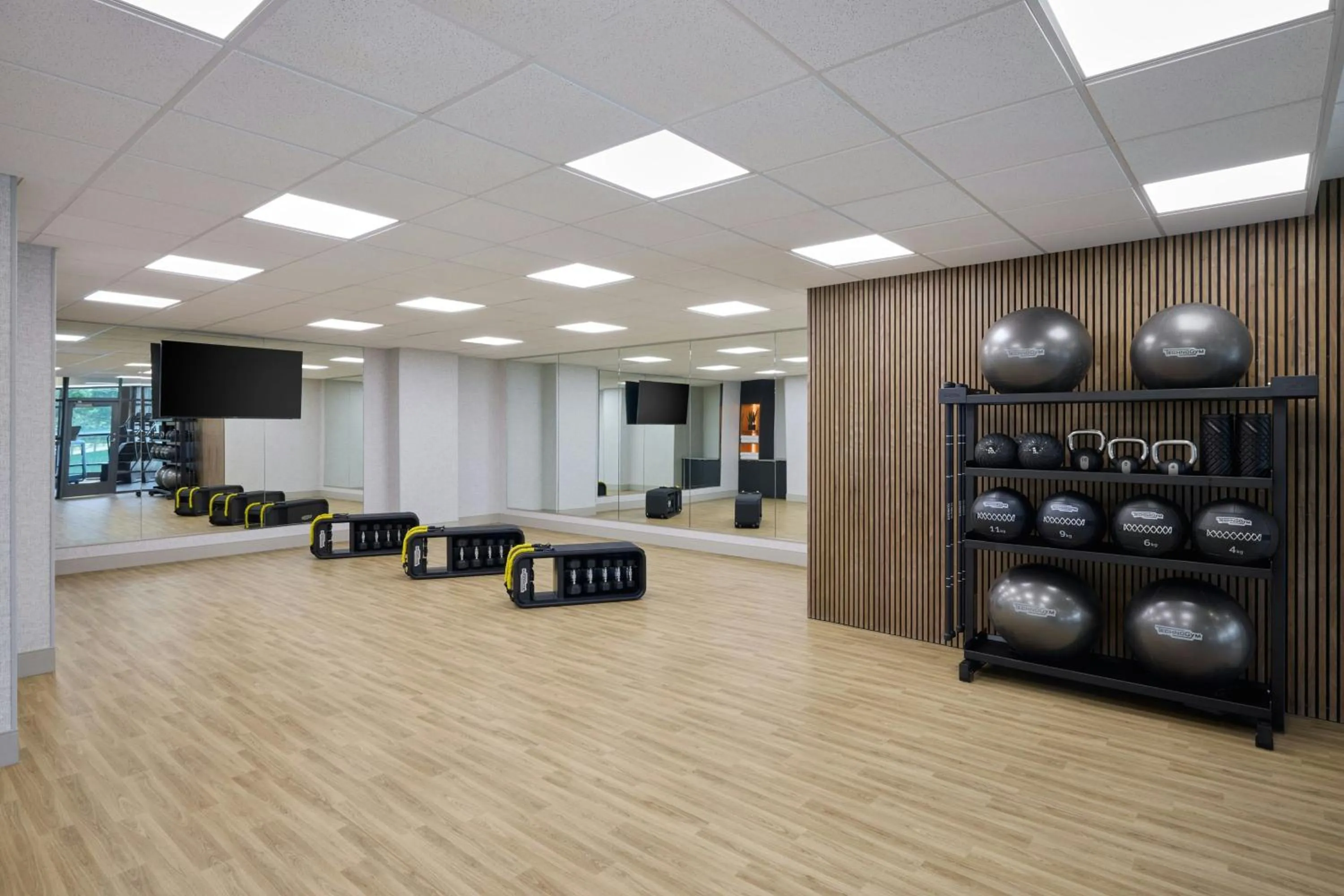 Fitness centre/facilities in Denver Airport Marriott at Gateway Park