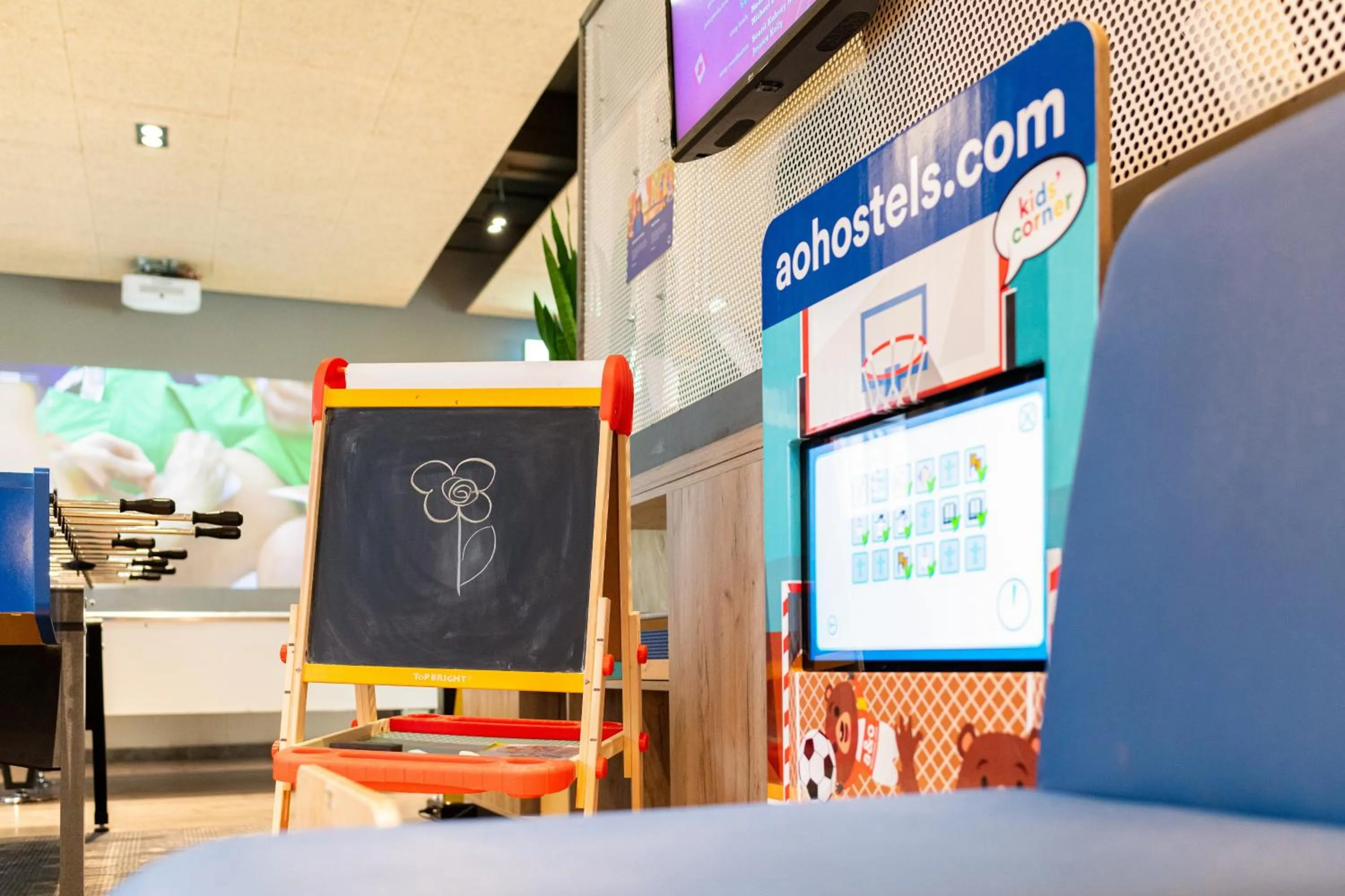 Children play ground in a&o Nürnberg Hauptbahnhof