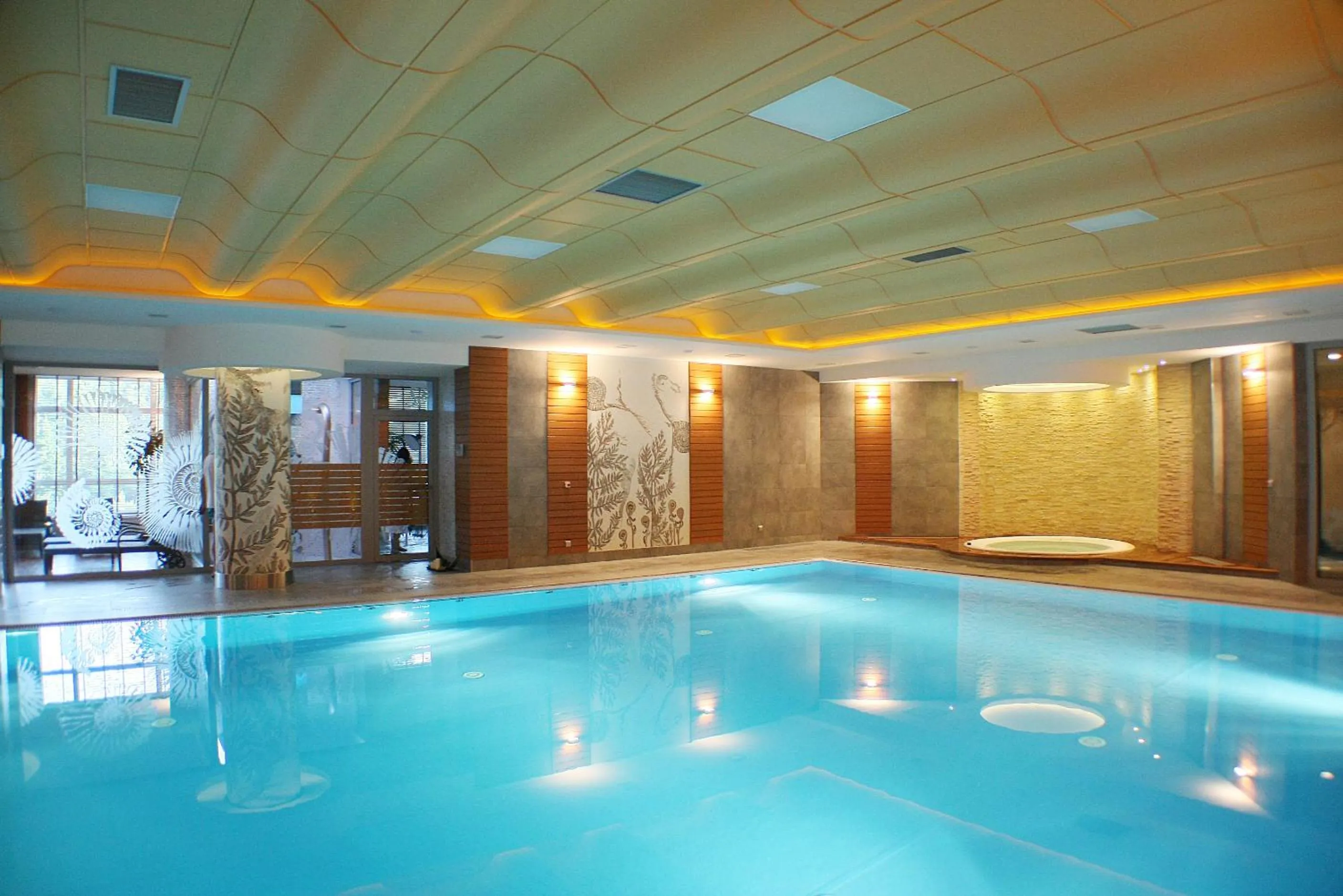 Swimming pool in Hotel Perła Bieszczadów Geovita