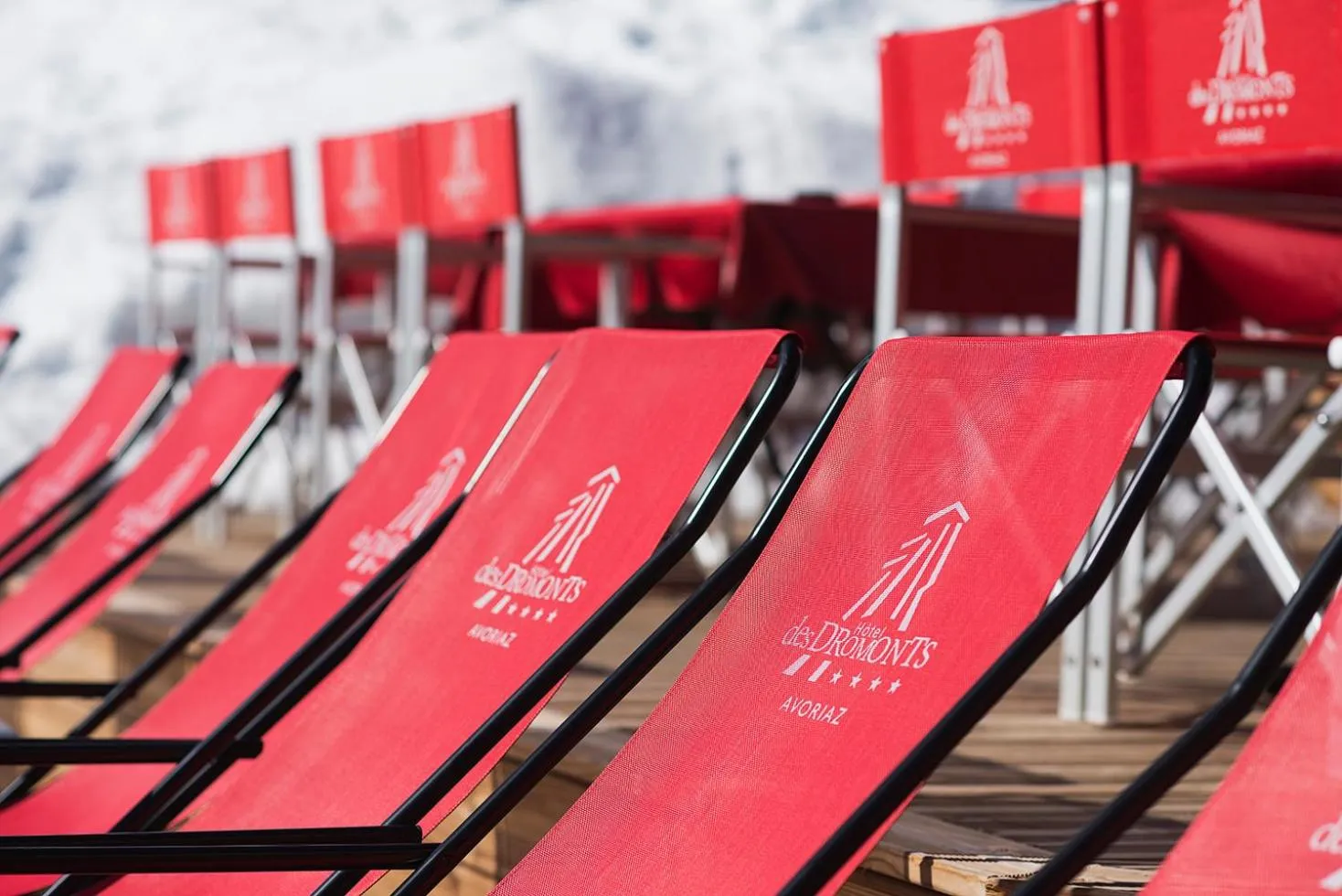 Patio in Hôtel des Dromonts by SOWELL COLLECTION
