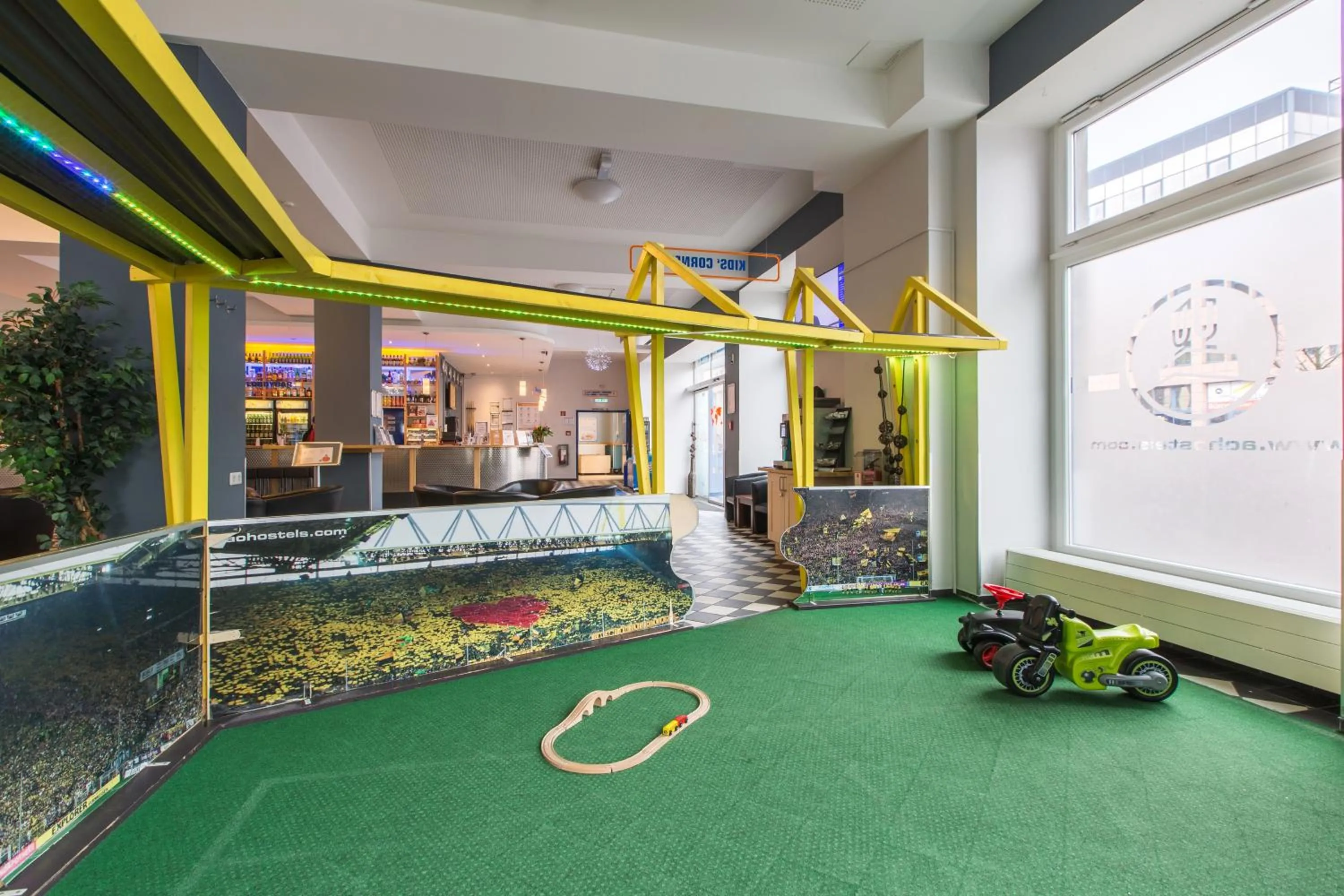 Children play ground in a&o Dortmund Hauptbahnhof
