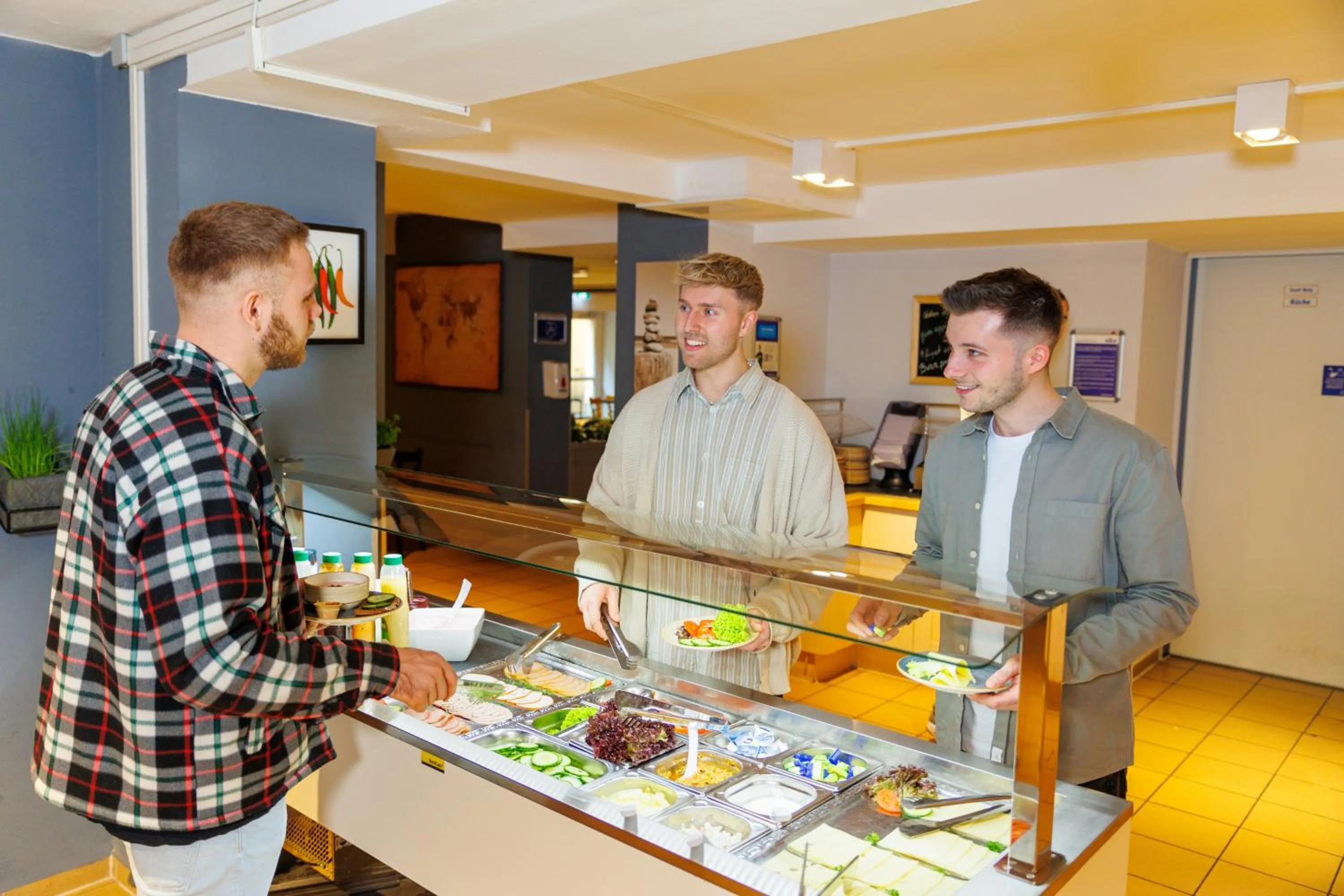 Buffet breakfast in a&o Dortmund Hauptbahnhof