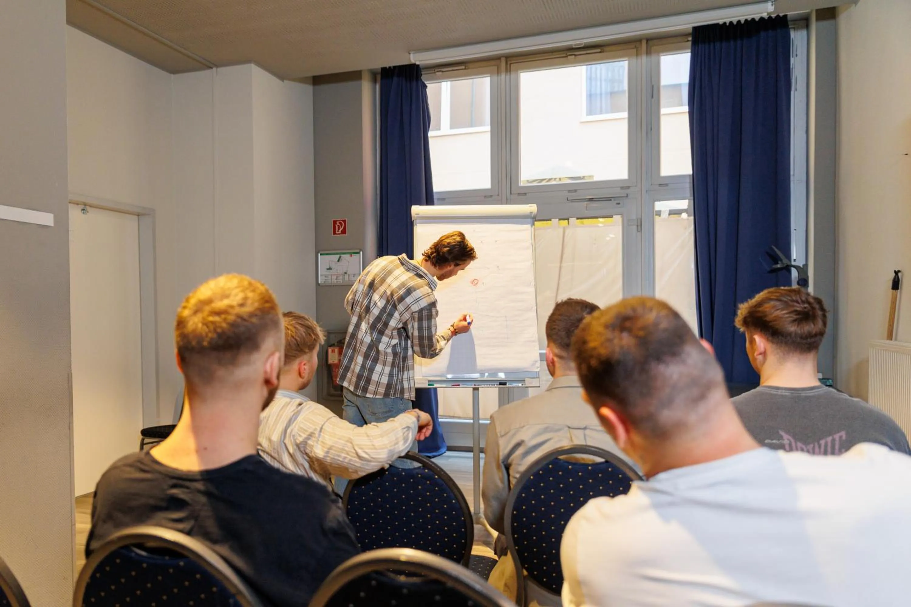 Meeting/conference room in a&o Dortmund Hauptbahnhof