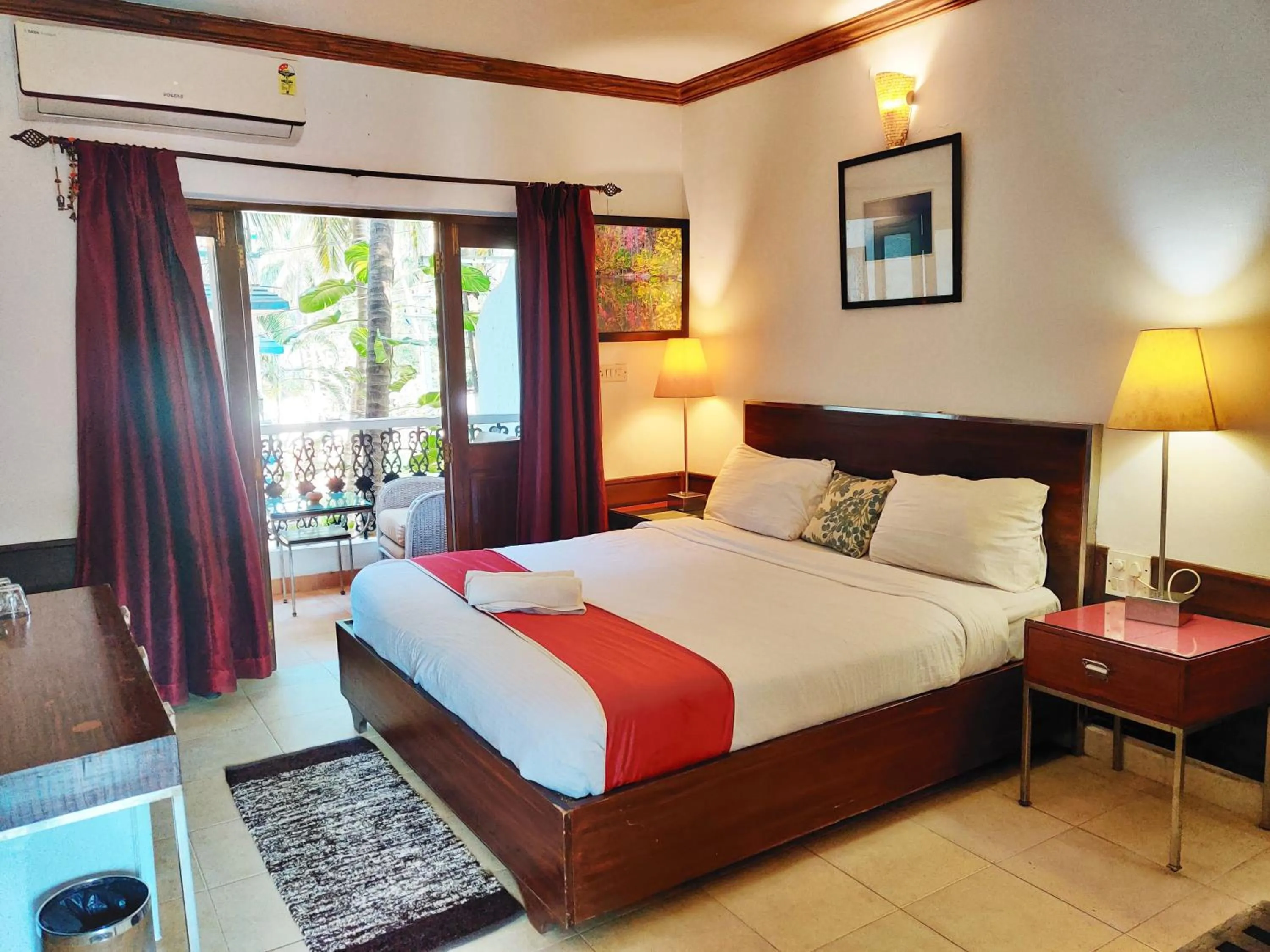 Bed in The Camelot Beach Resort - Baga