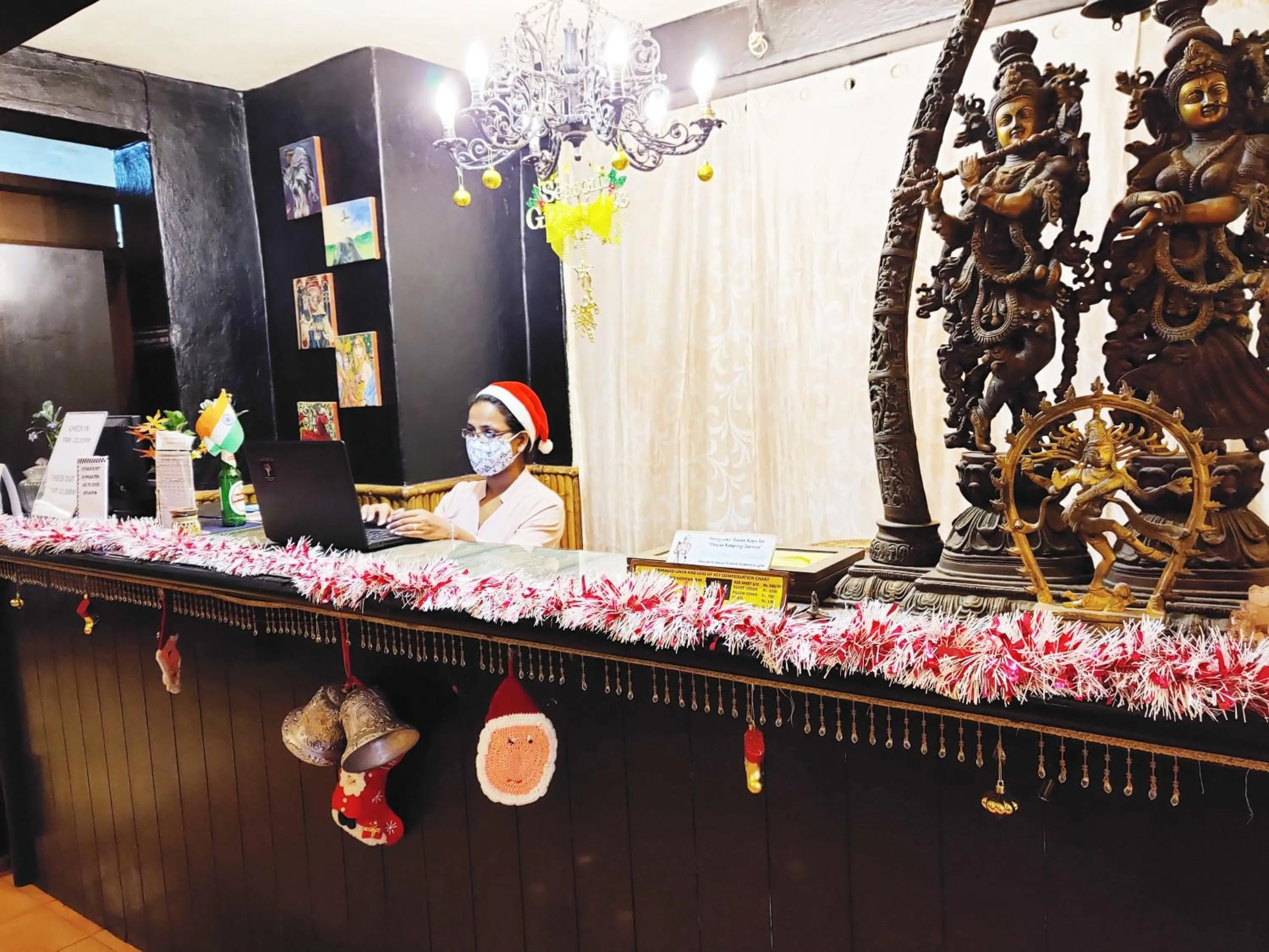 Lobby or reception in The Camelot Beach Resort - Baga