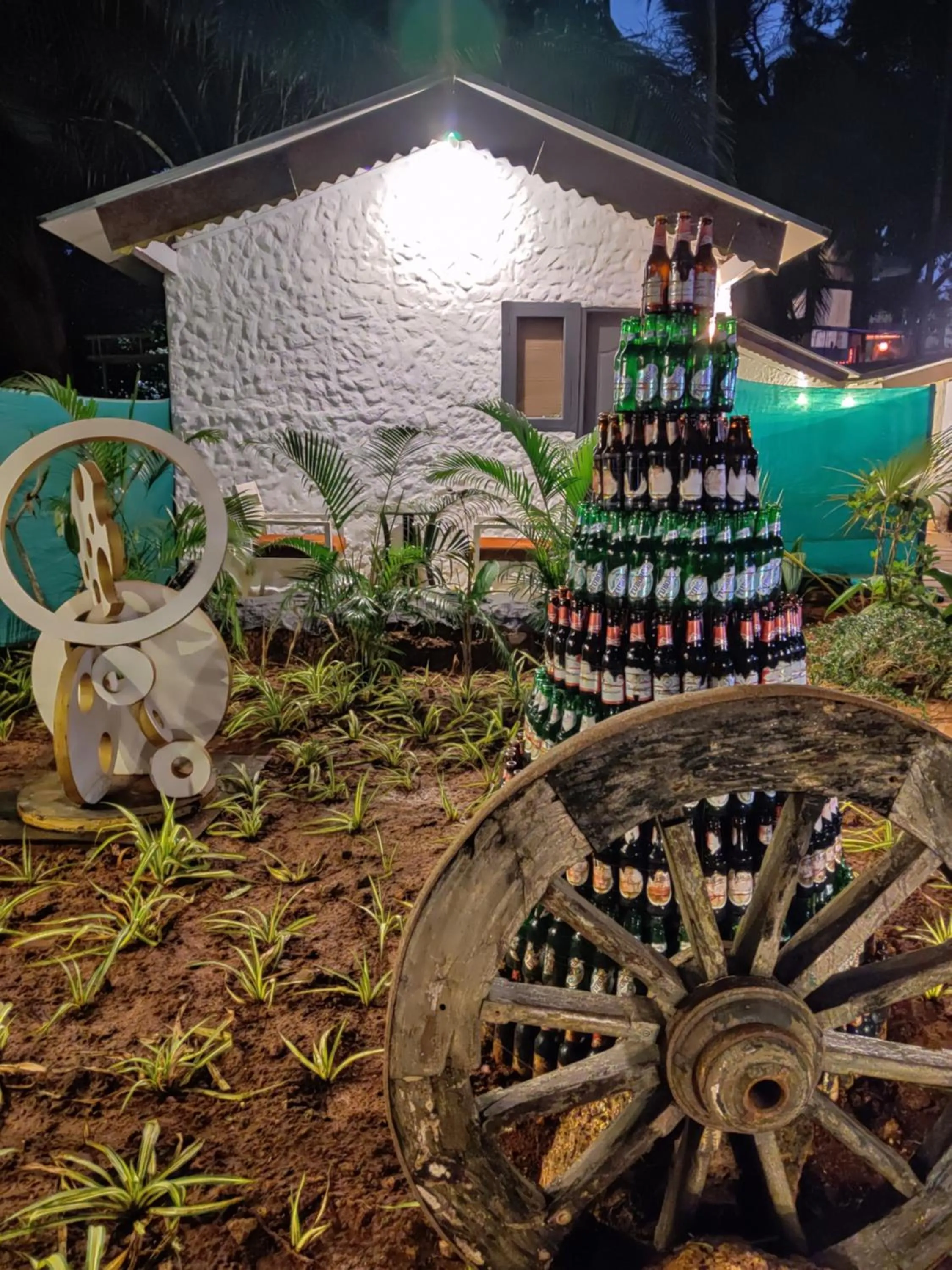 Decorative detail in The Camelot Beach Resort - Baga