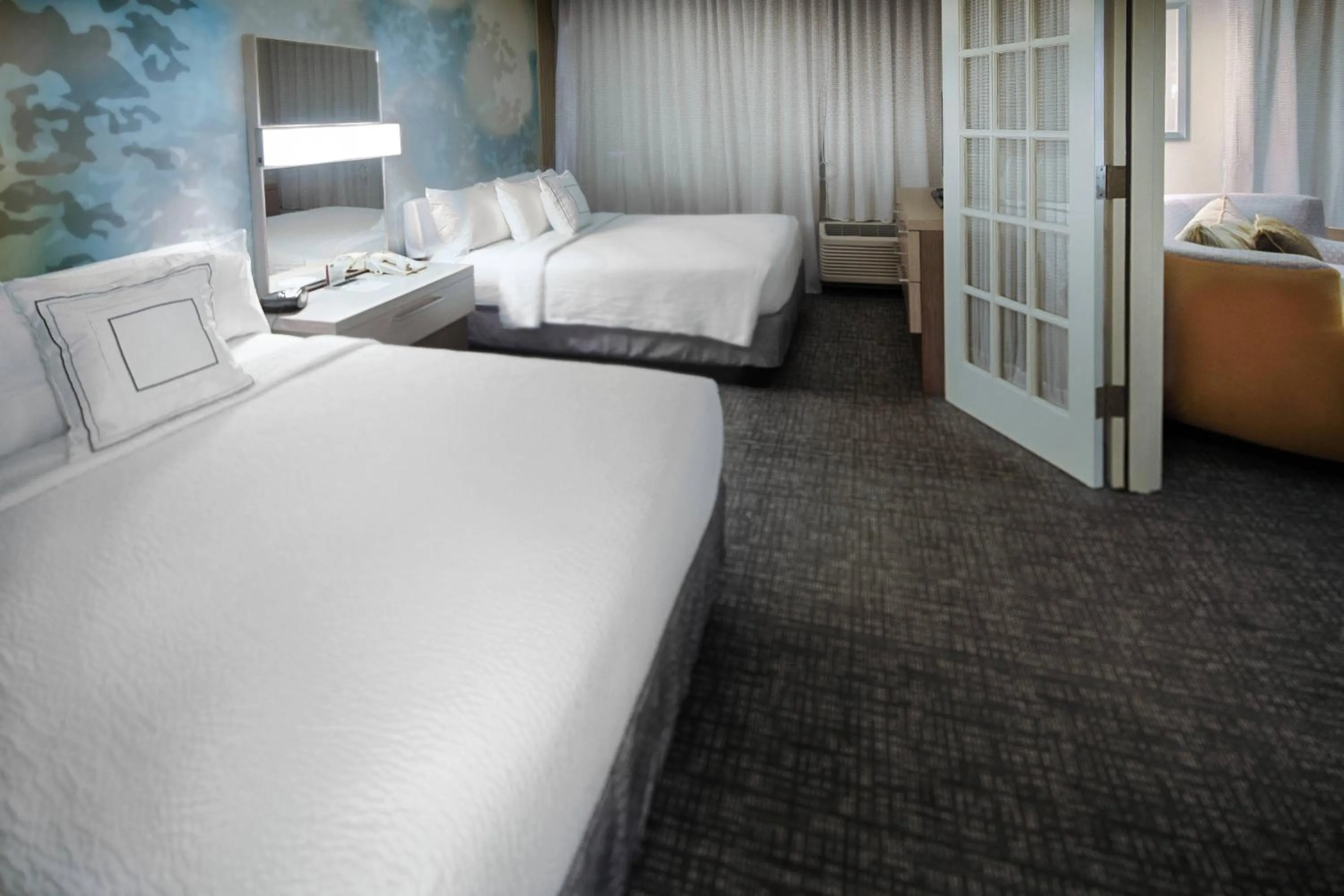 Bedroom, Bed in Courtyard by Marriott Dallas DFW Airport North/Irving