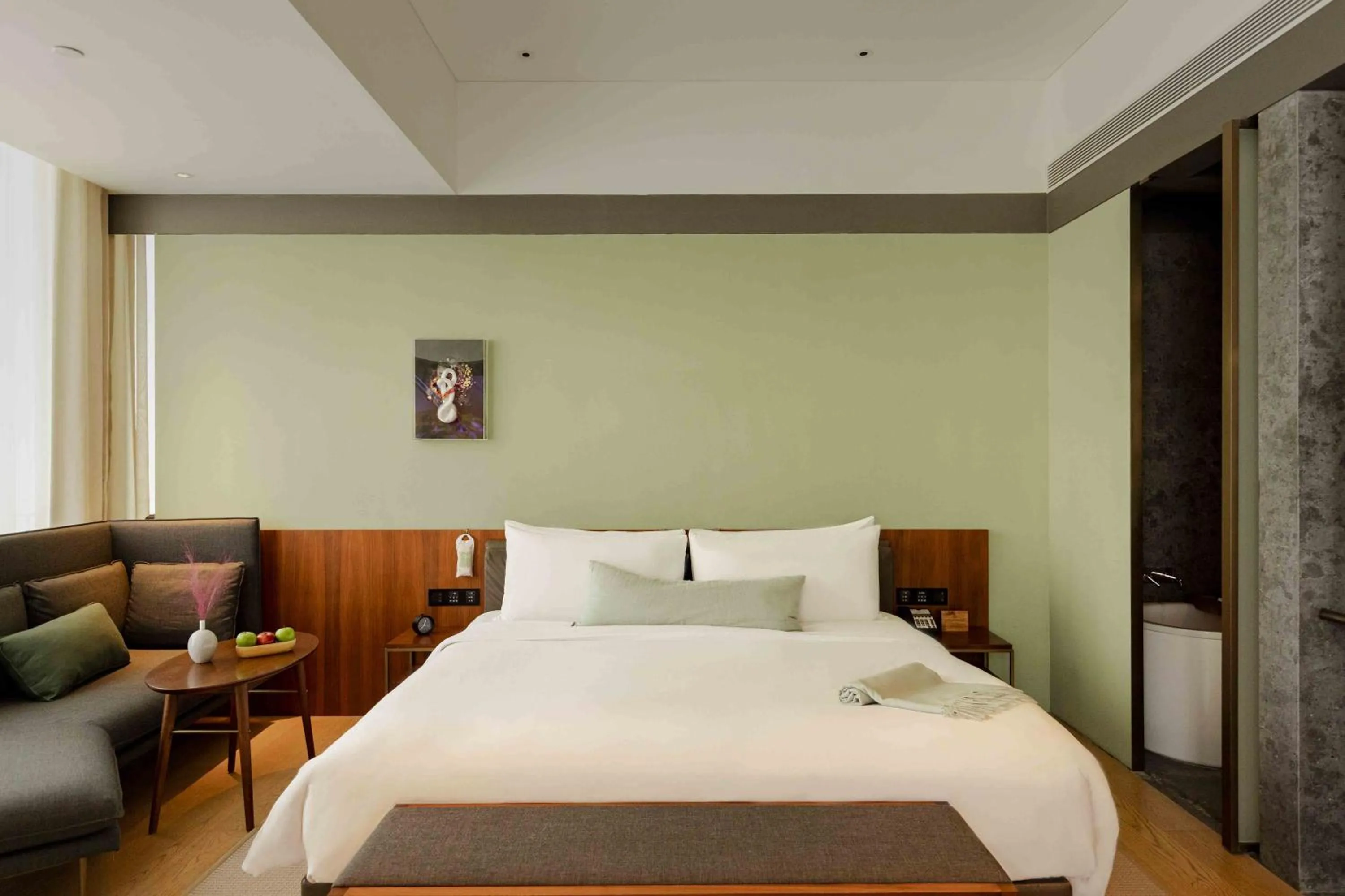 Bed in The Sukhothai Shanghai