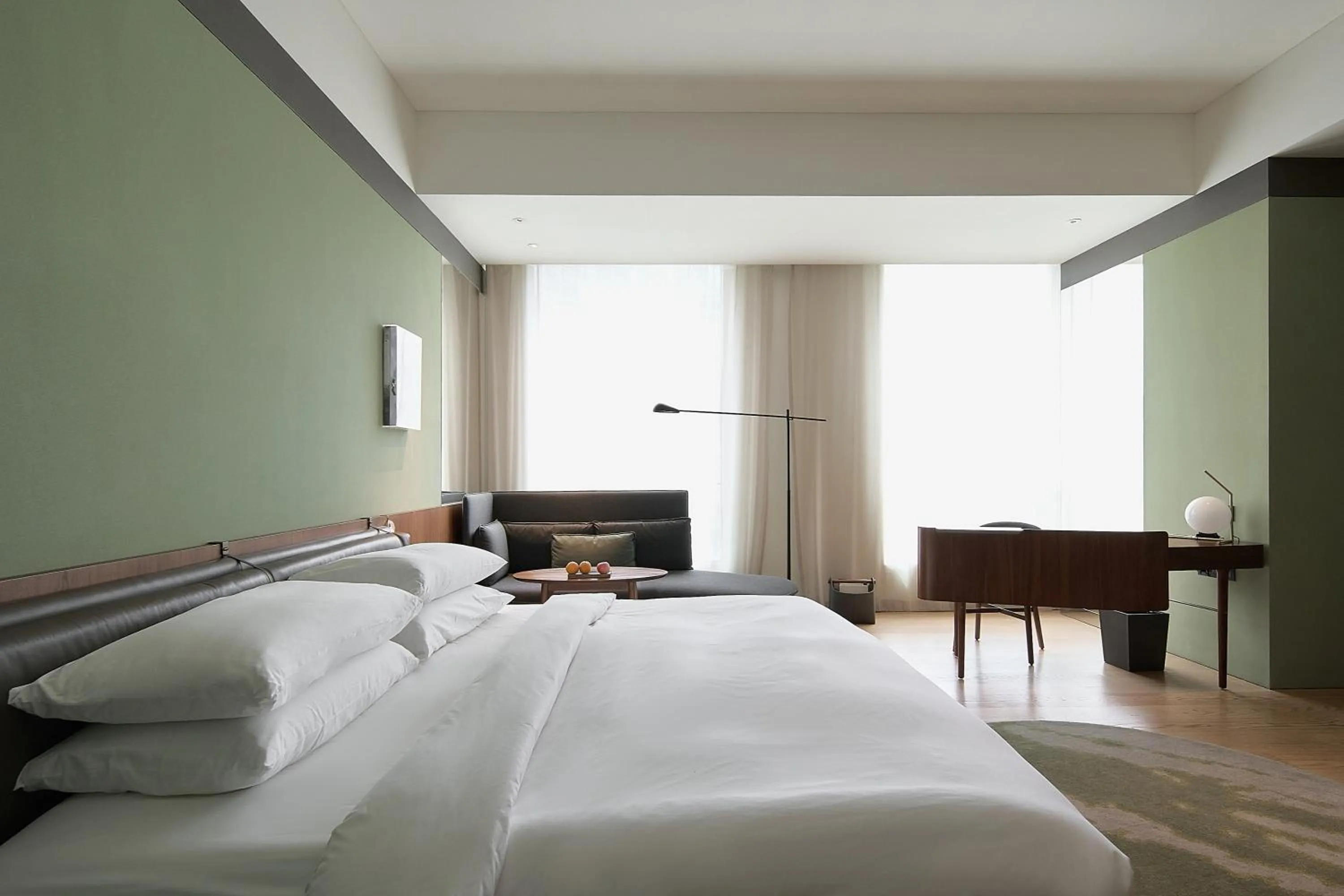 Bed in The Sukhothai Shanghai