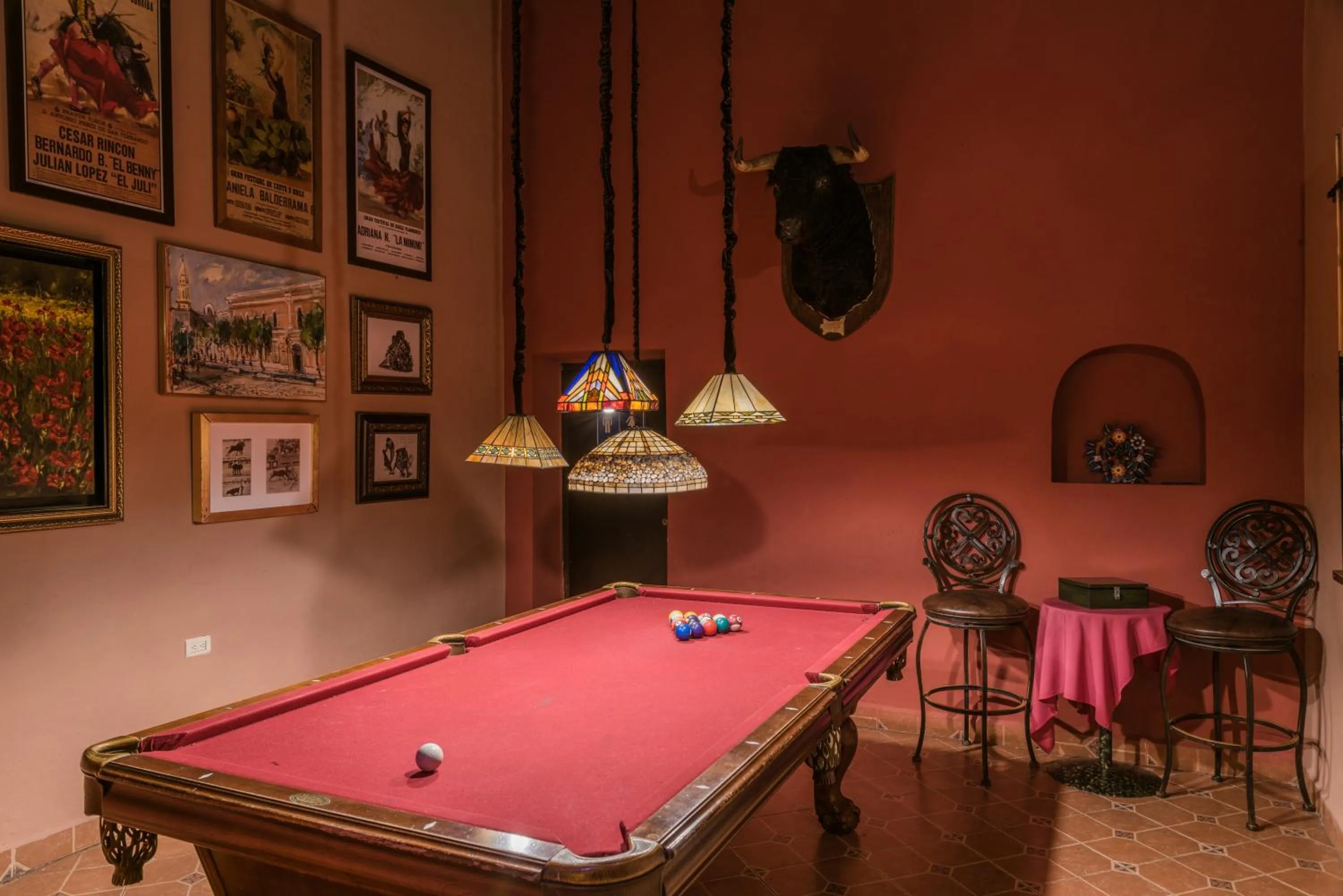 Billiard in Hotel Posada del Hidalgo - Balderrama Hotel Collection