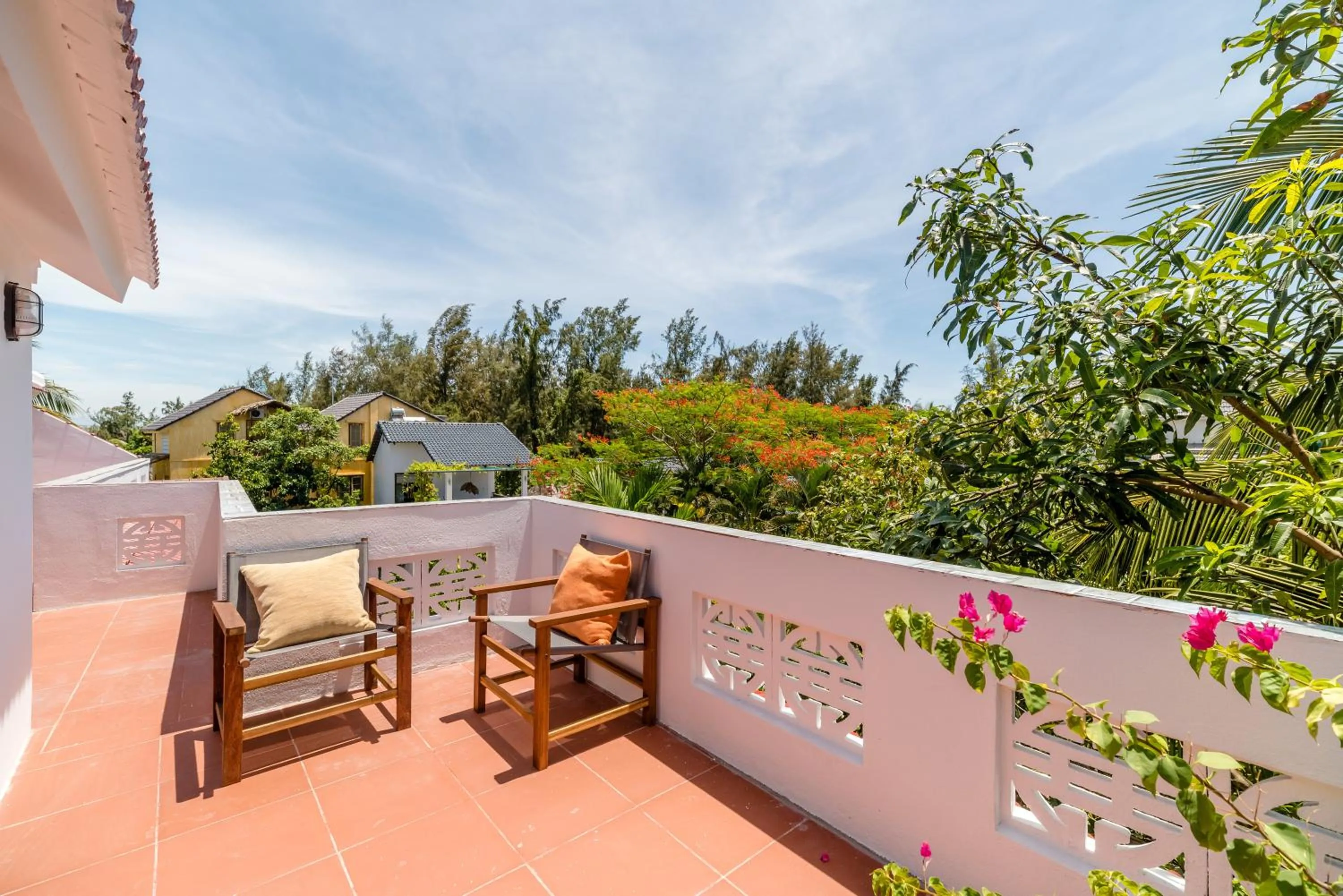 Balcony/Terrace in An Bang Coco Villa