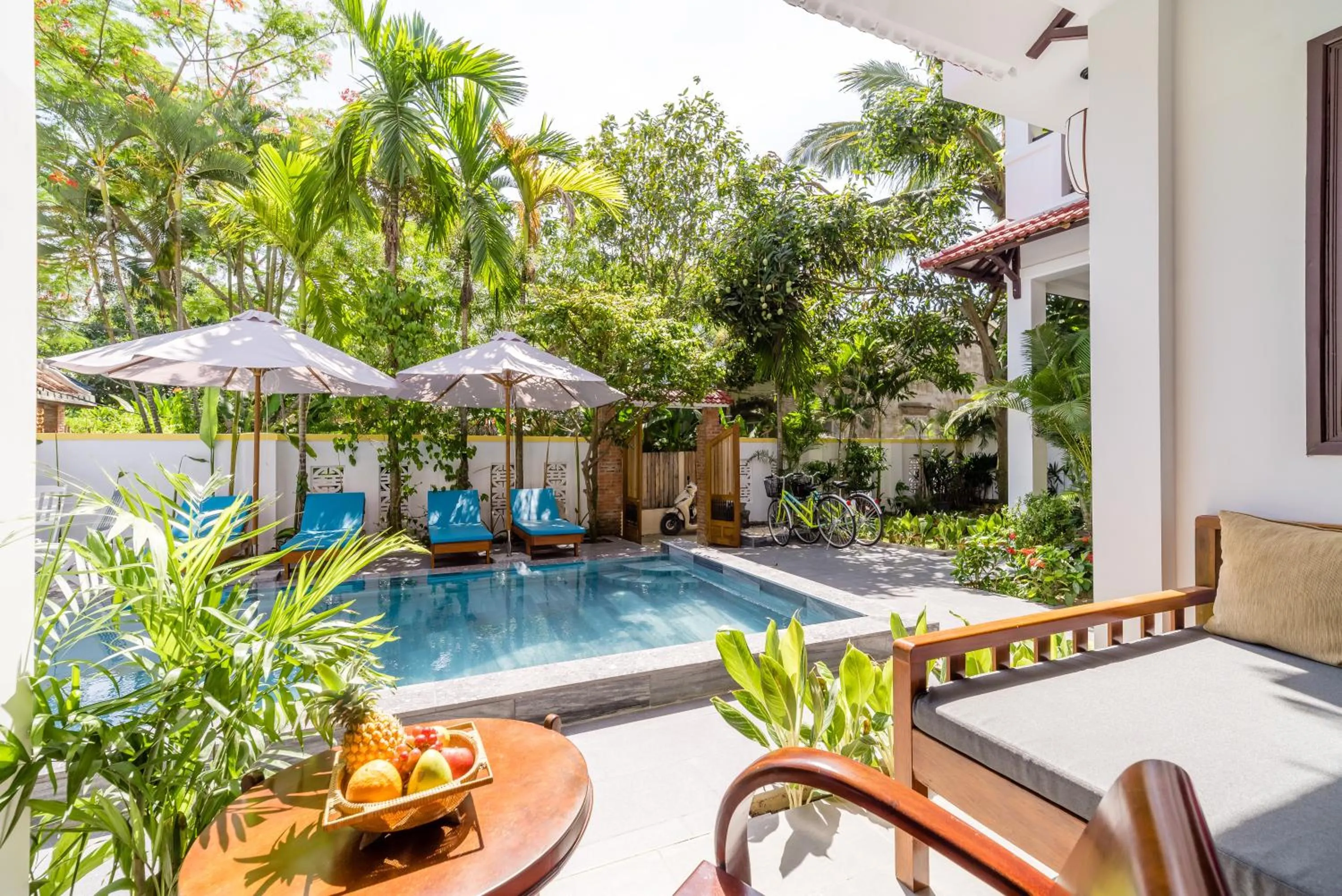 Balcony/Terrace in An Bang Coco Villa