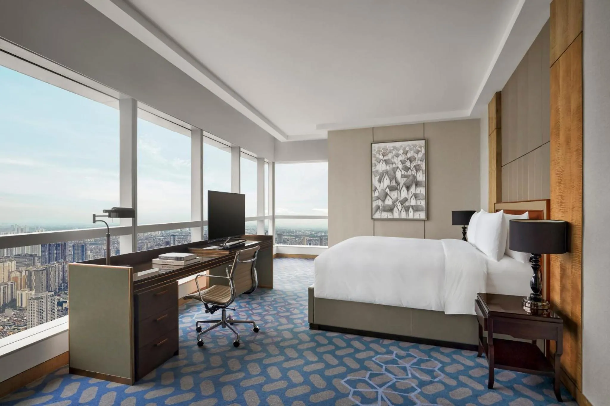 Bedroom, Bed in InterContinental Hanoi Landmark72 by IHG