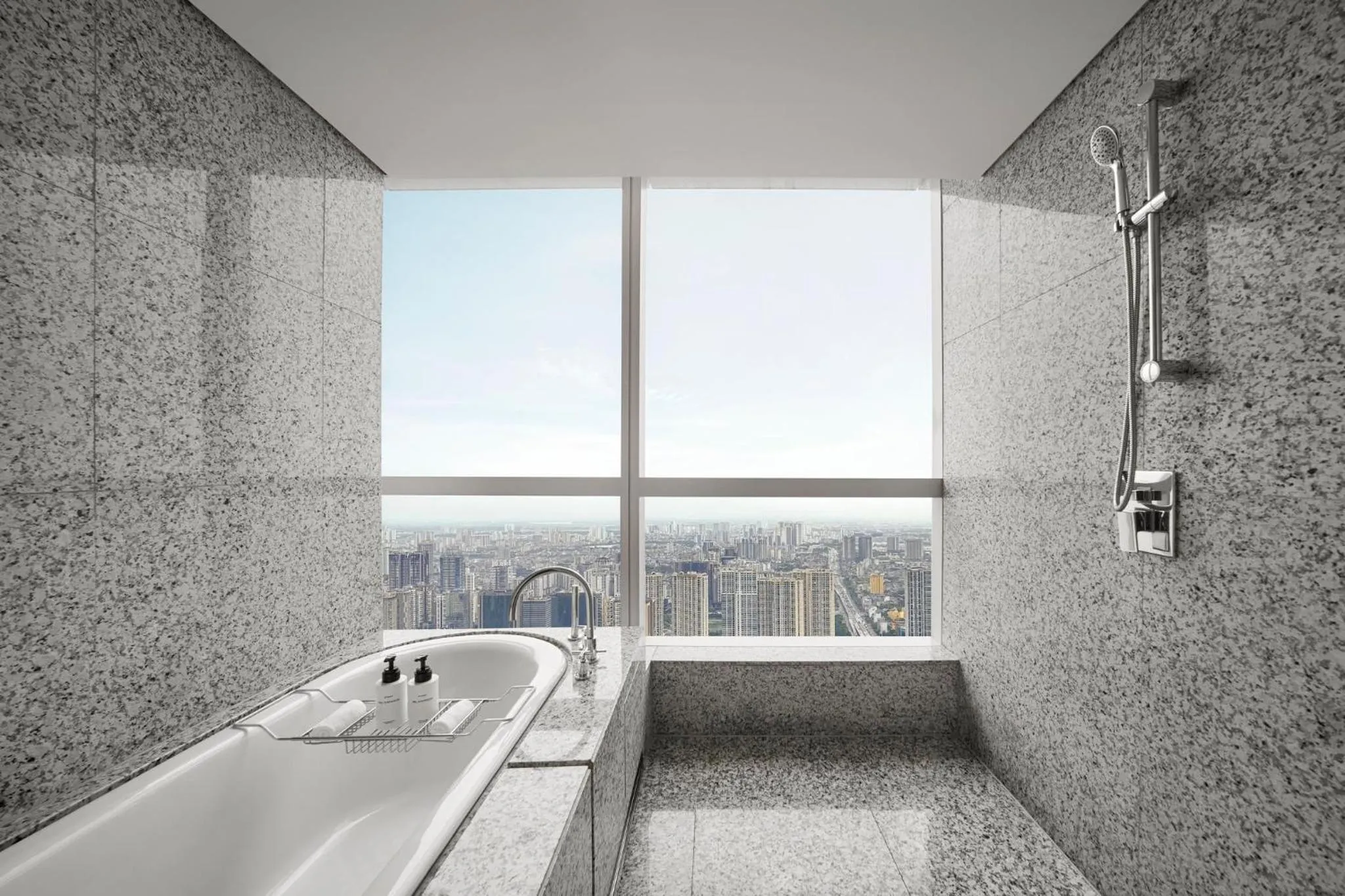 Bathroom in InterContinental Hanoi Landmark72 by IHG