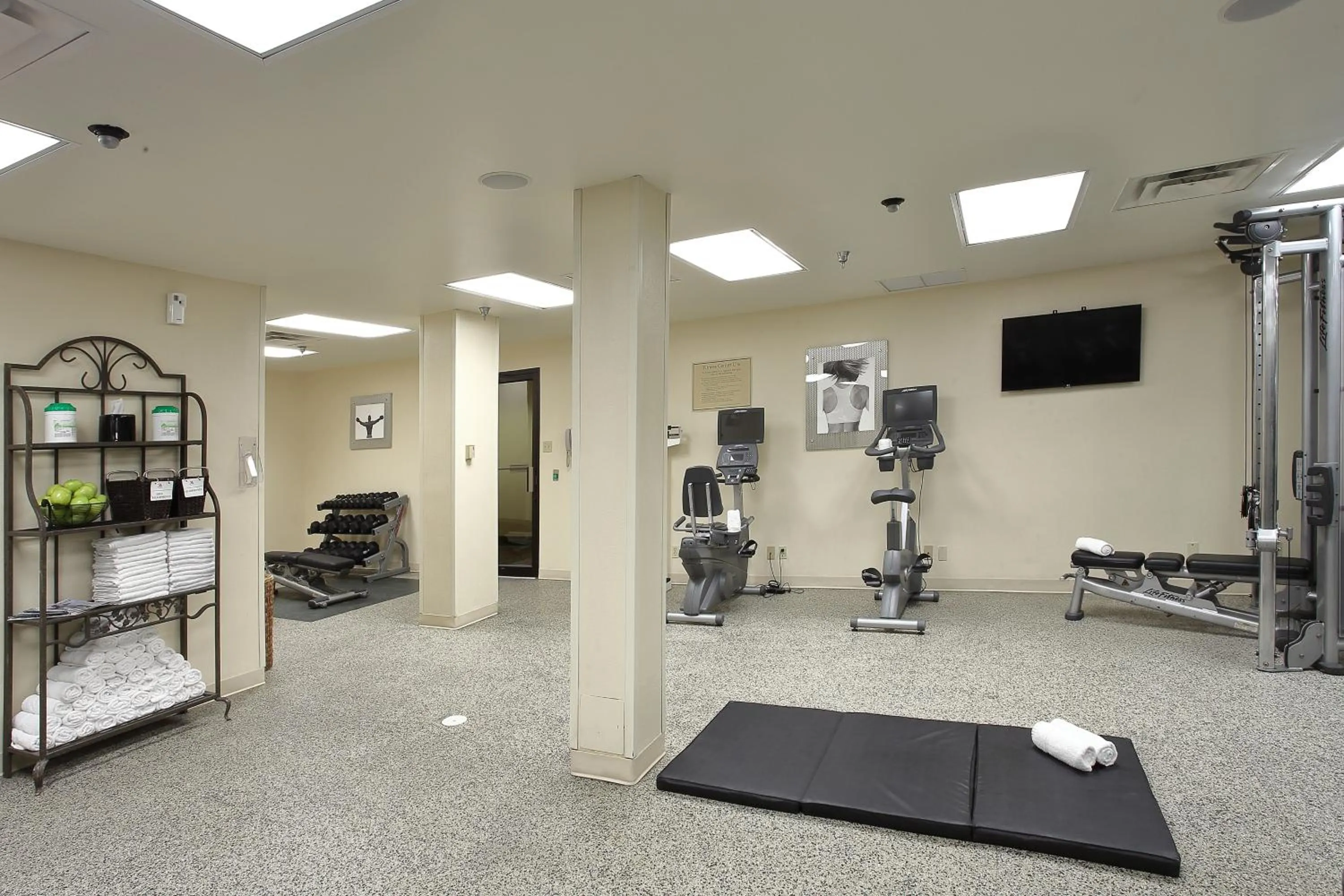 Fitness centre/facilities in Marriott El Paso
